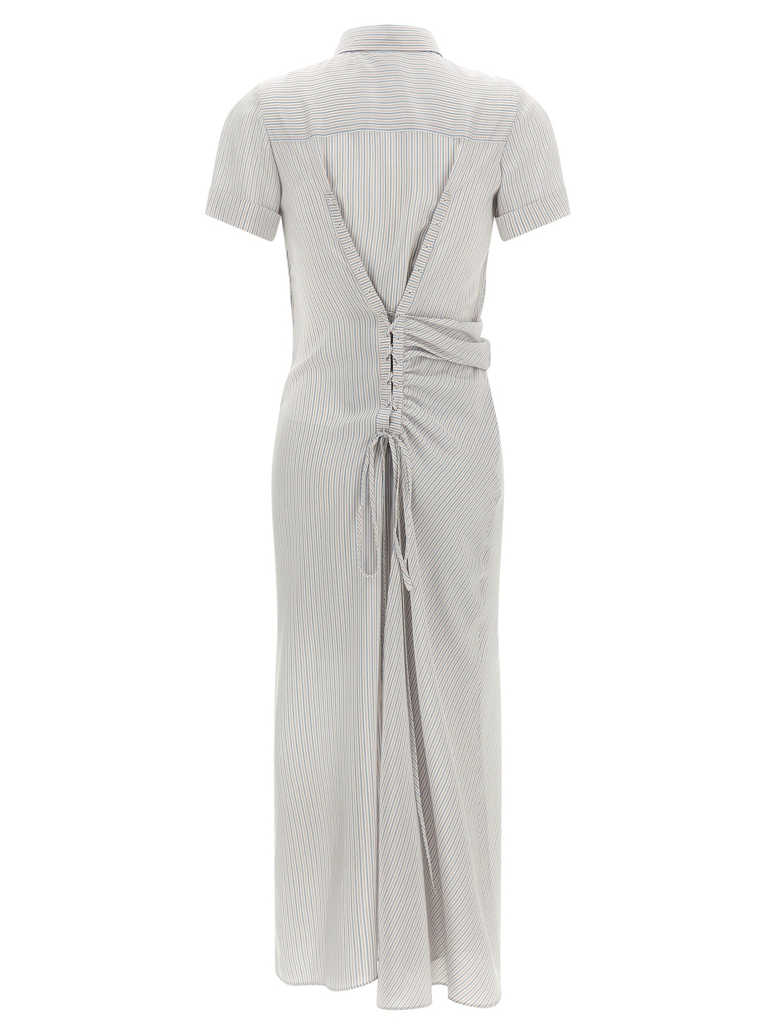 Alexander McQueen Multicolor Silk Long Dress Alexander McQueen