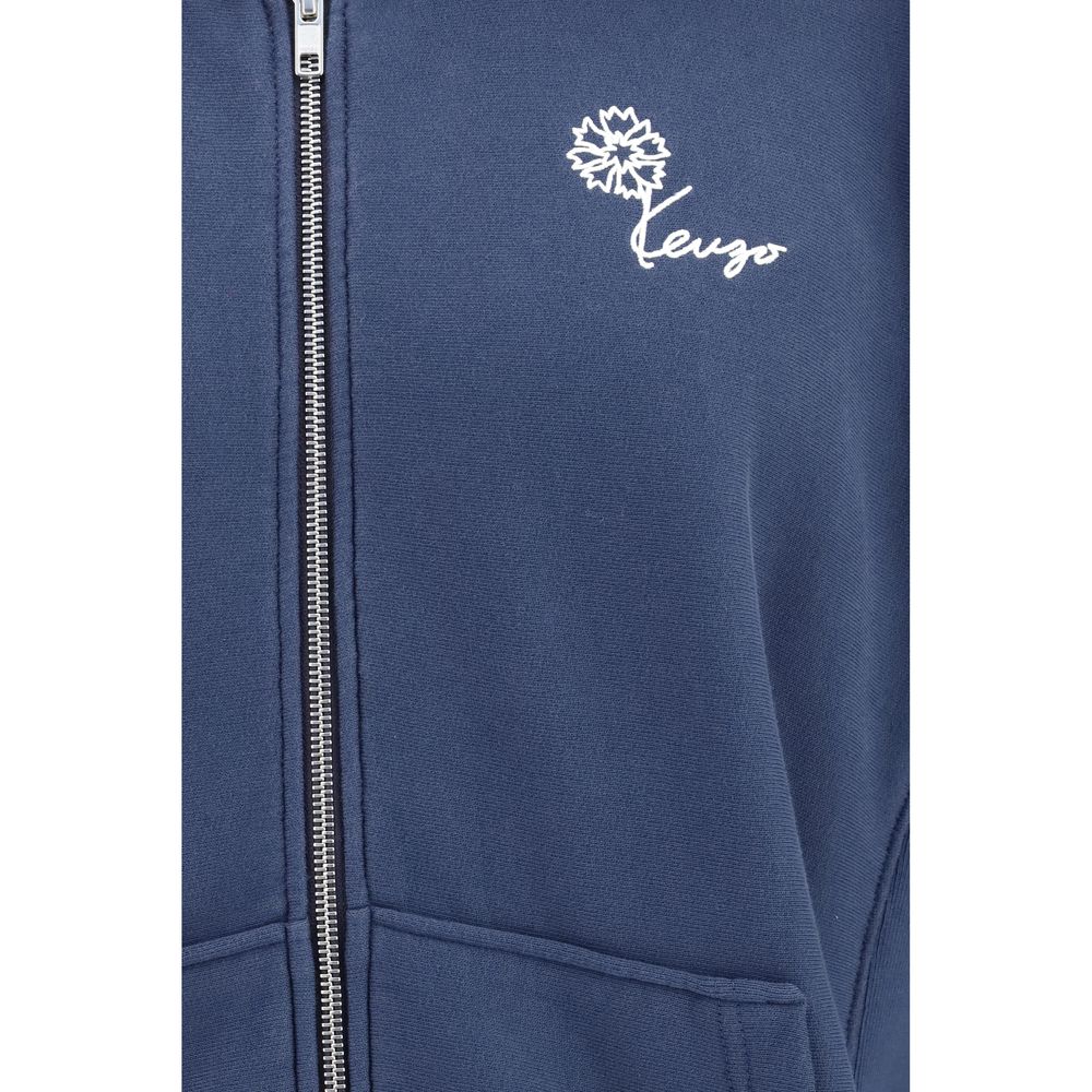 Kenzo Blue Cotton Sweatshirt Kenzo