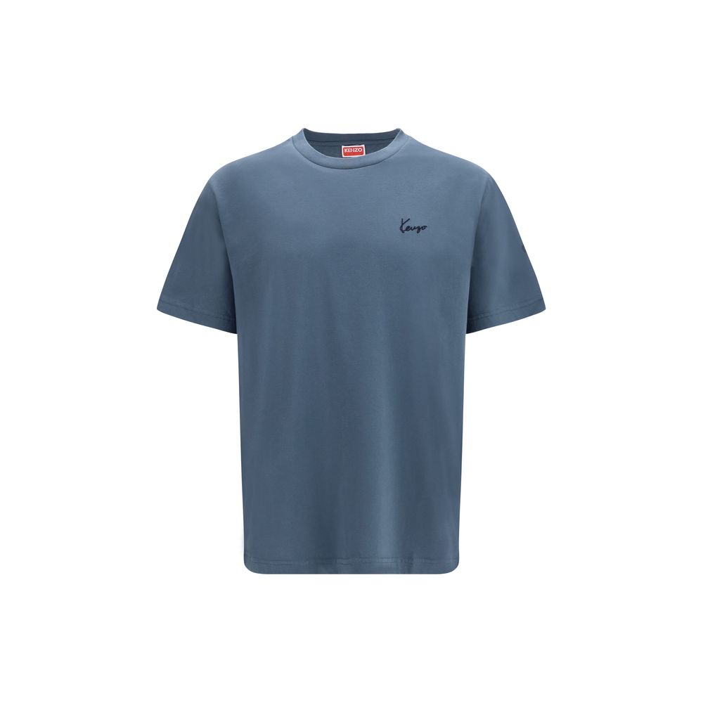 Kenzo Blue Cotton T-Shirt Kenzo
