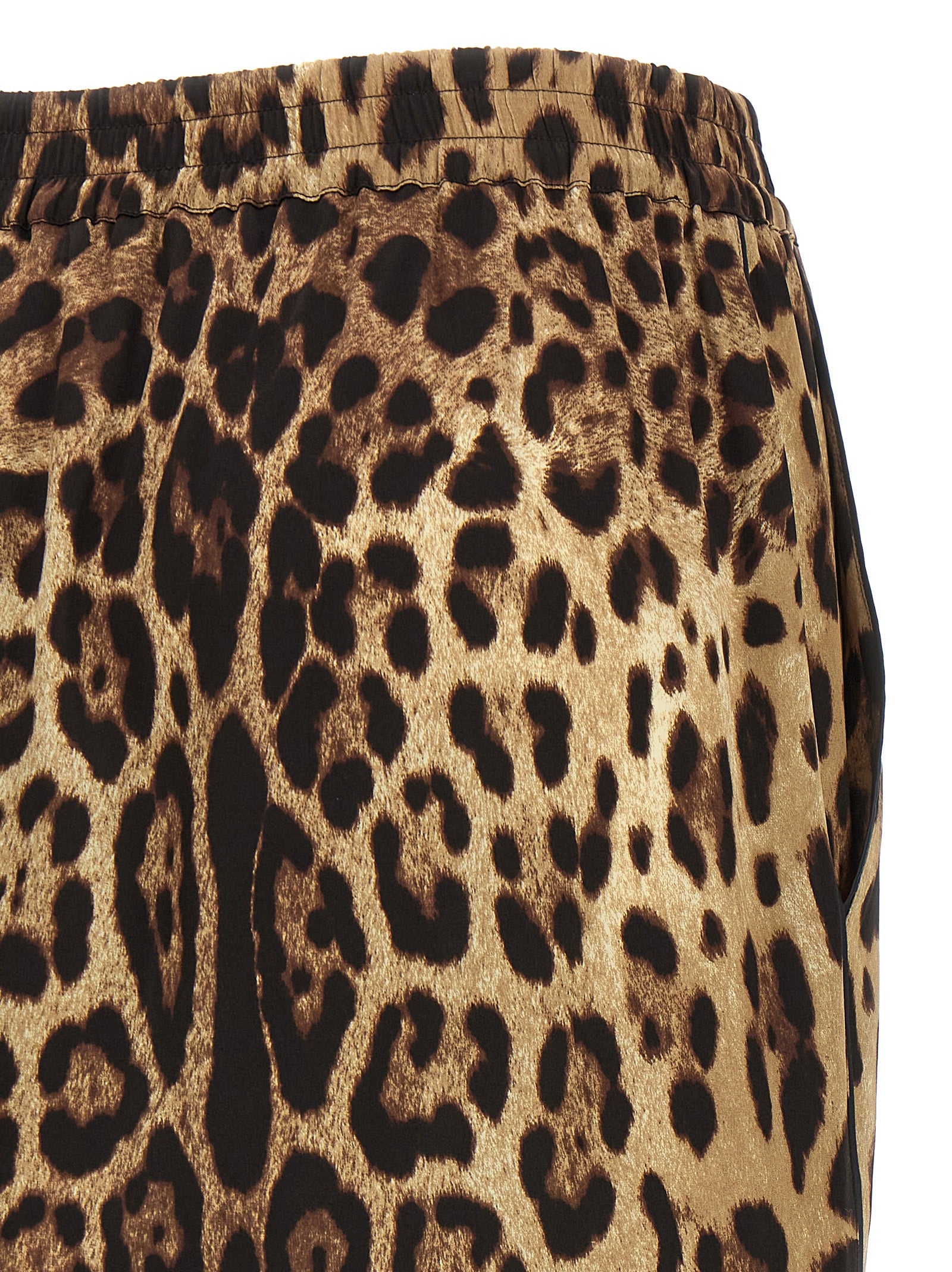 Dolce & Gabbana Brown Silk Bermuda Shorts Dolce & Gabbana