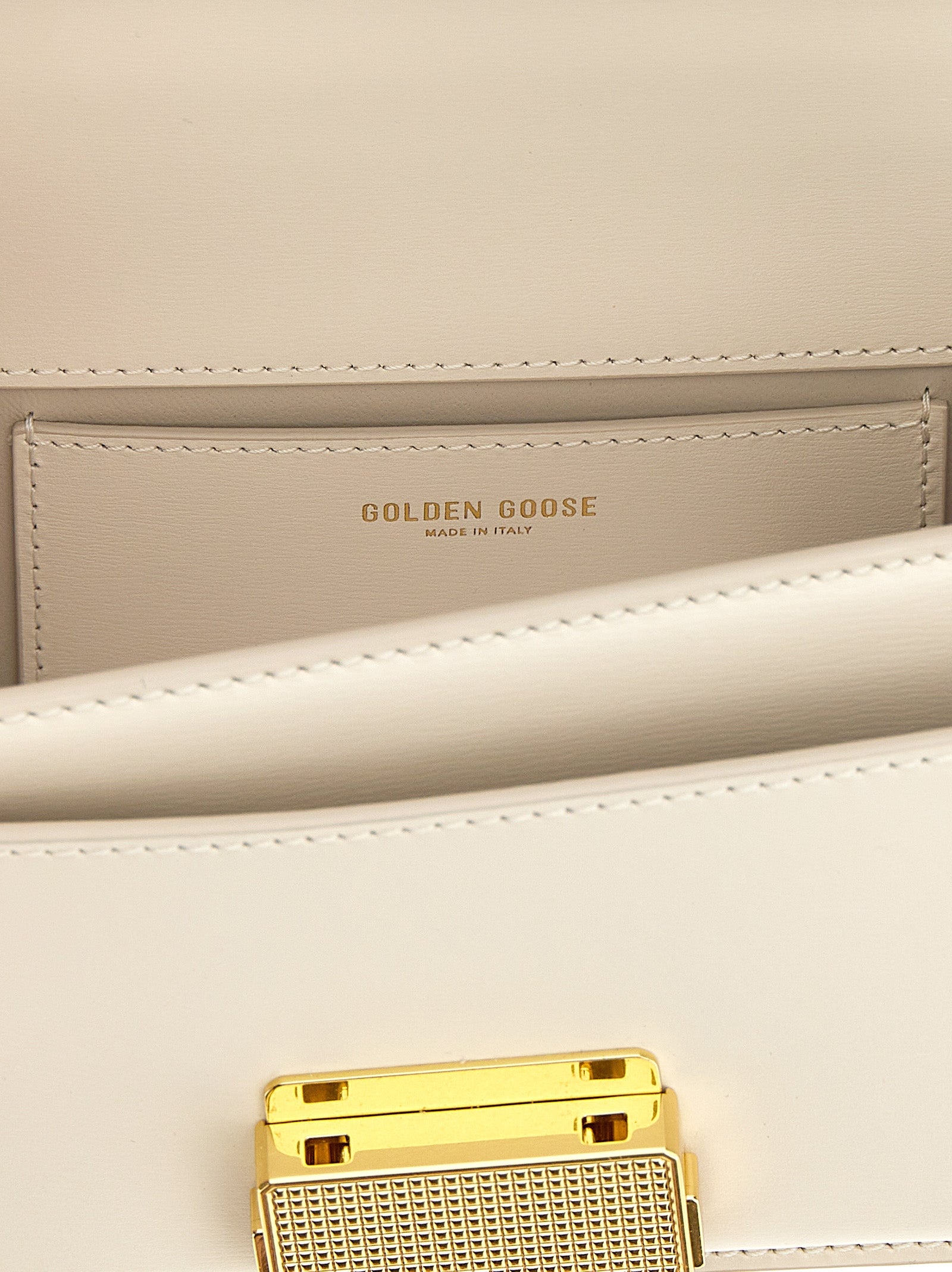 Golden Goose White Cowhide Handbag Golden Goose