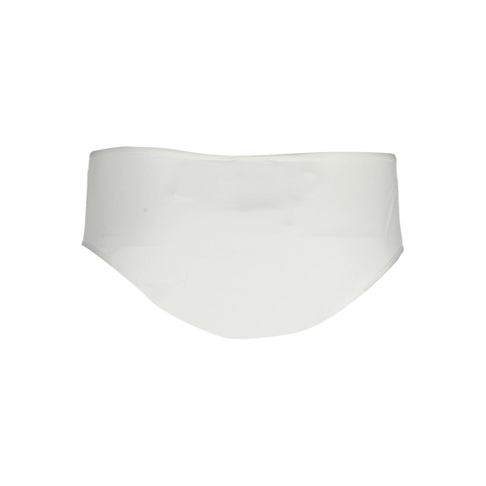 Karl Lagerfeld White Polyamide Women Swim Brief Karl Lagerfeld