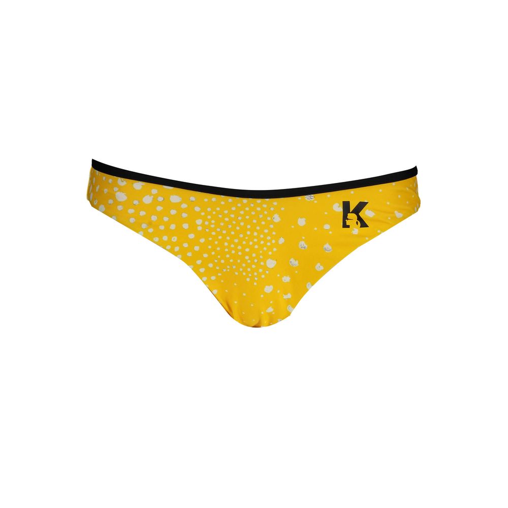 Karl Lagerfeld Giallo Poliammide Women Swim Brief Karl Lagerfeld