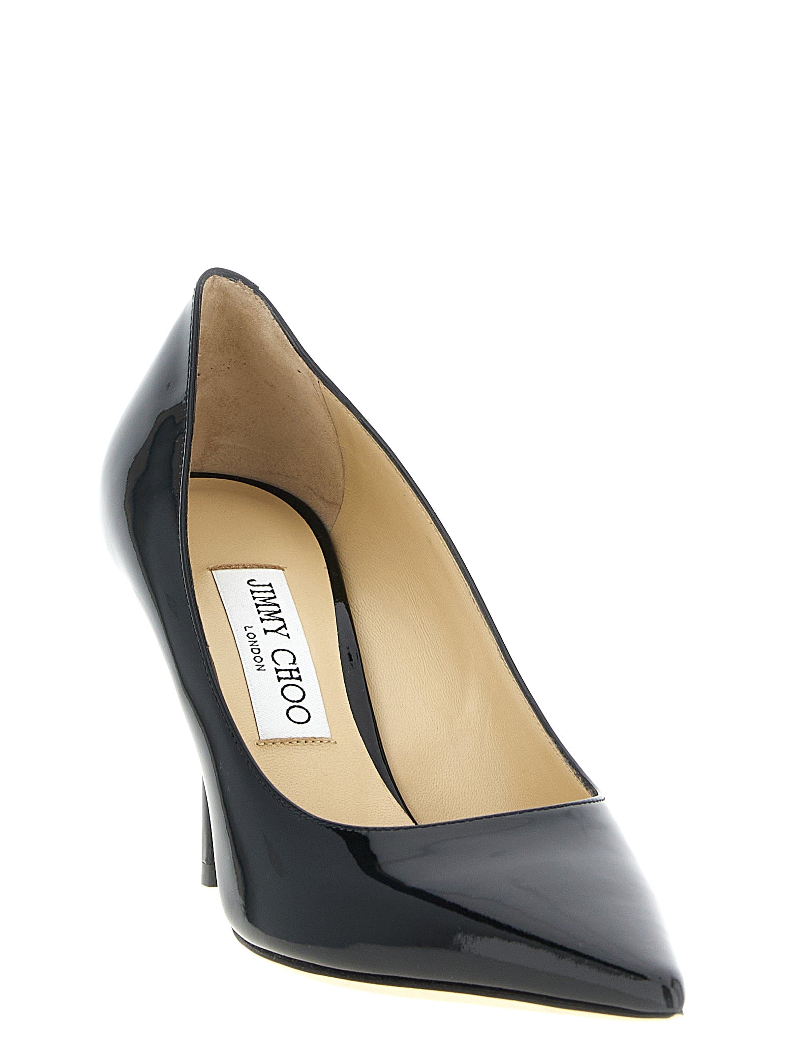 Jimmy Choo Black Leather High Heel Pumps Jimmy Choo