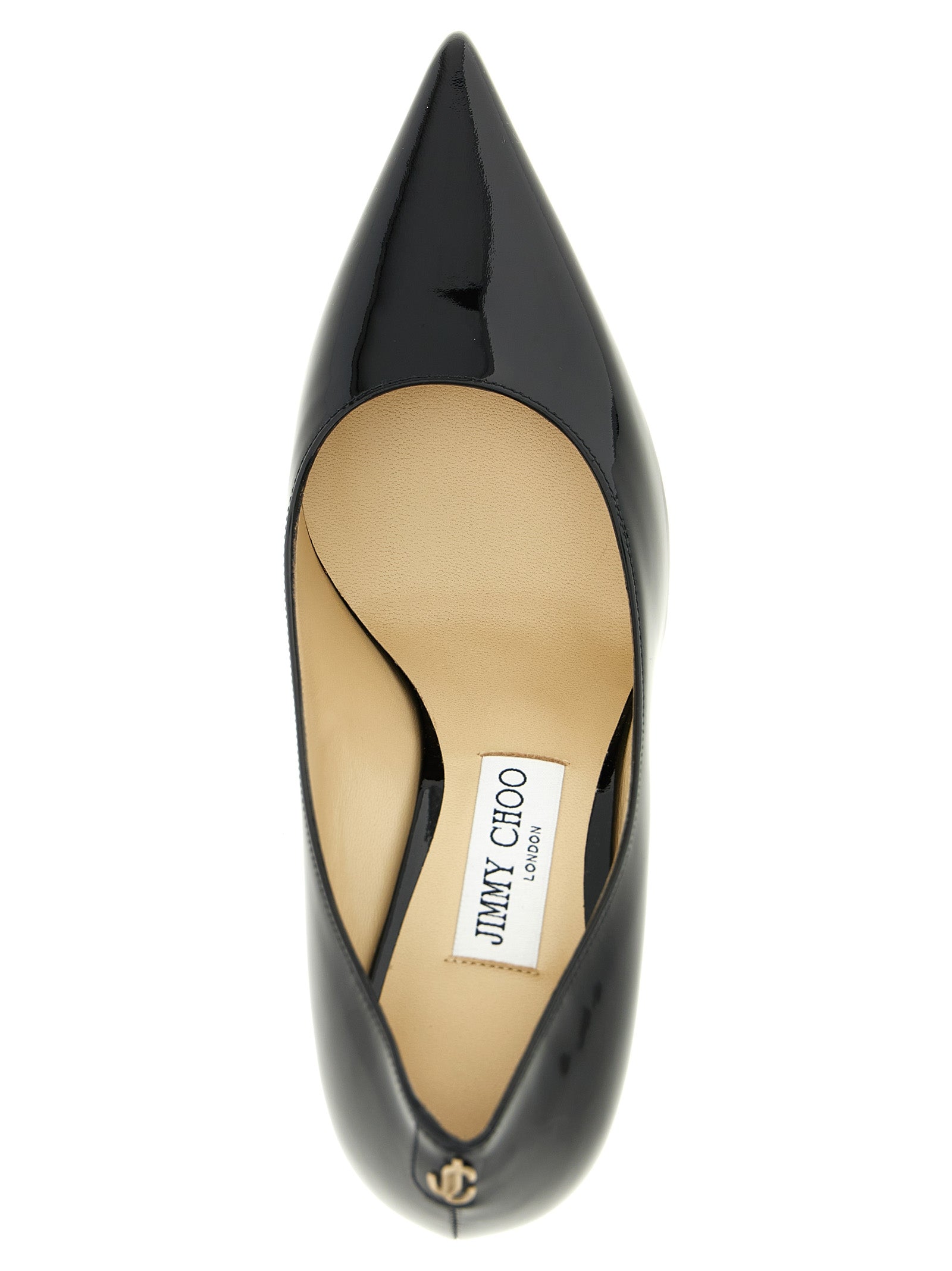 Jimmy Choo Black Leather High Heel Pumps Jimmy Choo