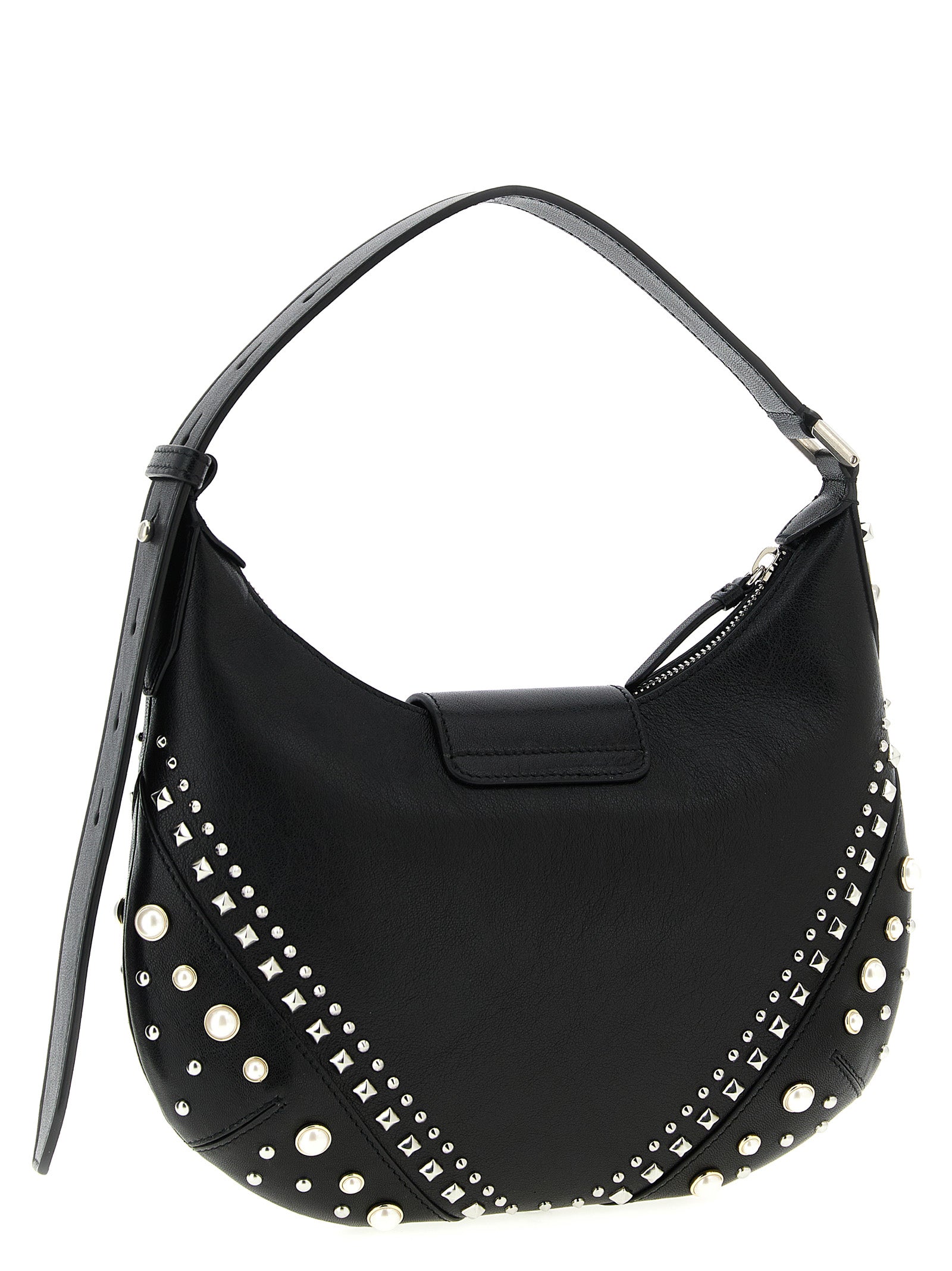 Jimmy Choo White Lamb Leather Shoulder Bag Jimmy Choo