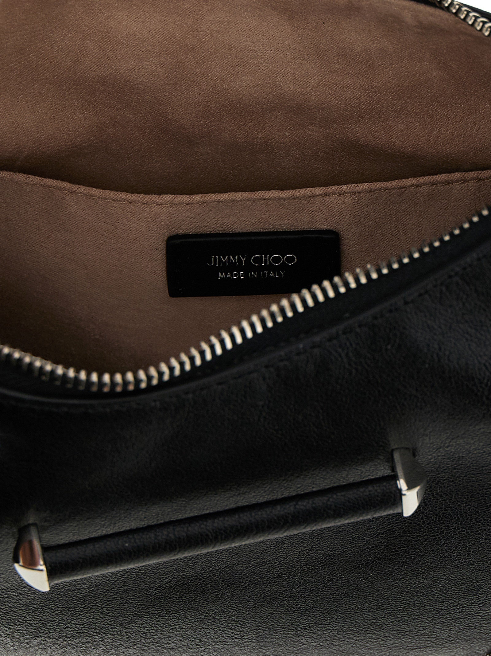Jimmy Choo White Lamb Leather Shoulder Bag Jimmy Choo