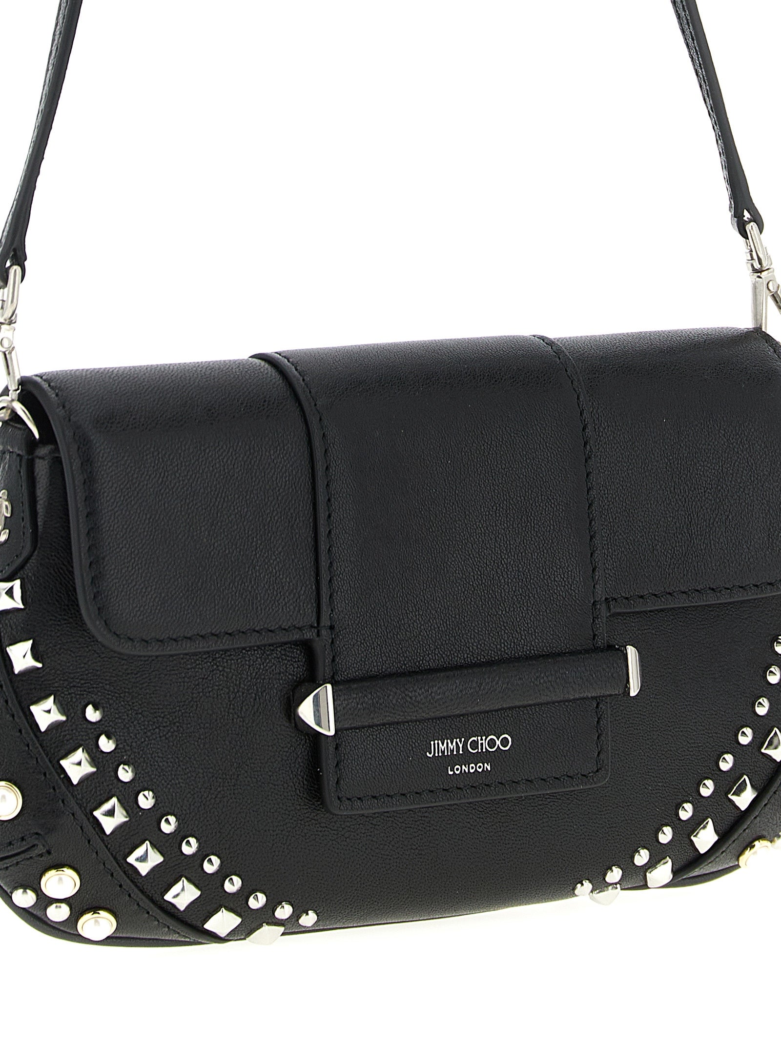 Jimmy Choo Black Lamb Leather Cardholder Jimmy Choo