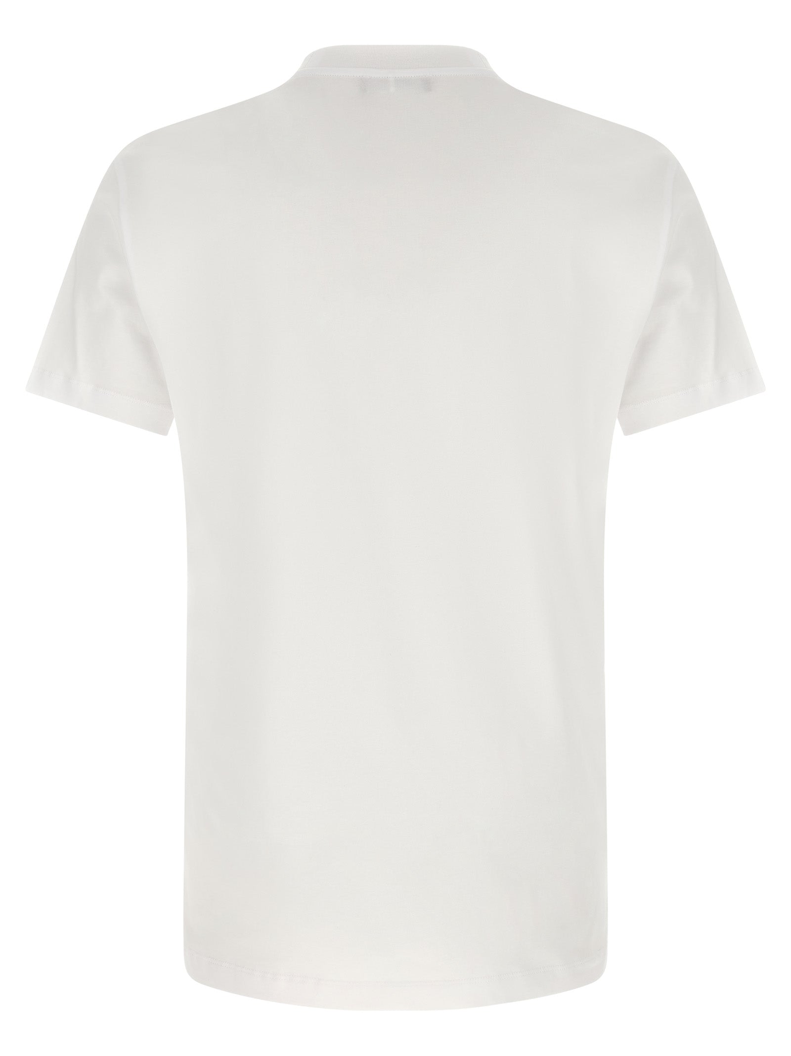 Versace White Cotton T-Shirt Versace