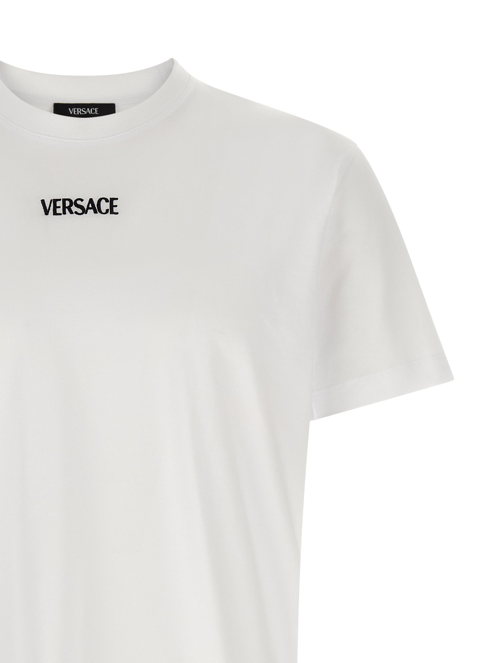 Versace White Cotton T-Shirt Versace
