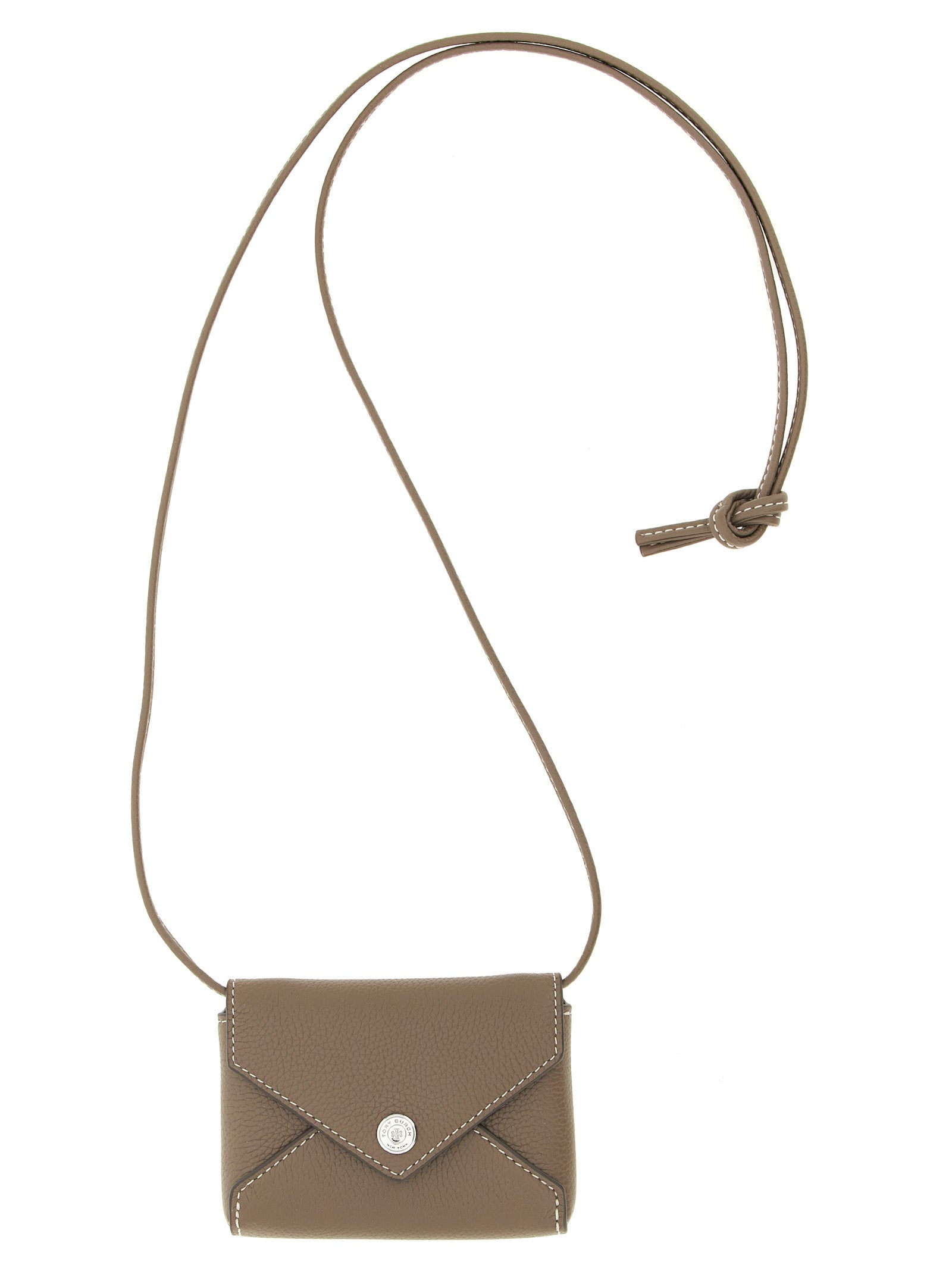 Tory Burch Brown Cowhide Cardholder Tory Burch