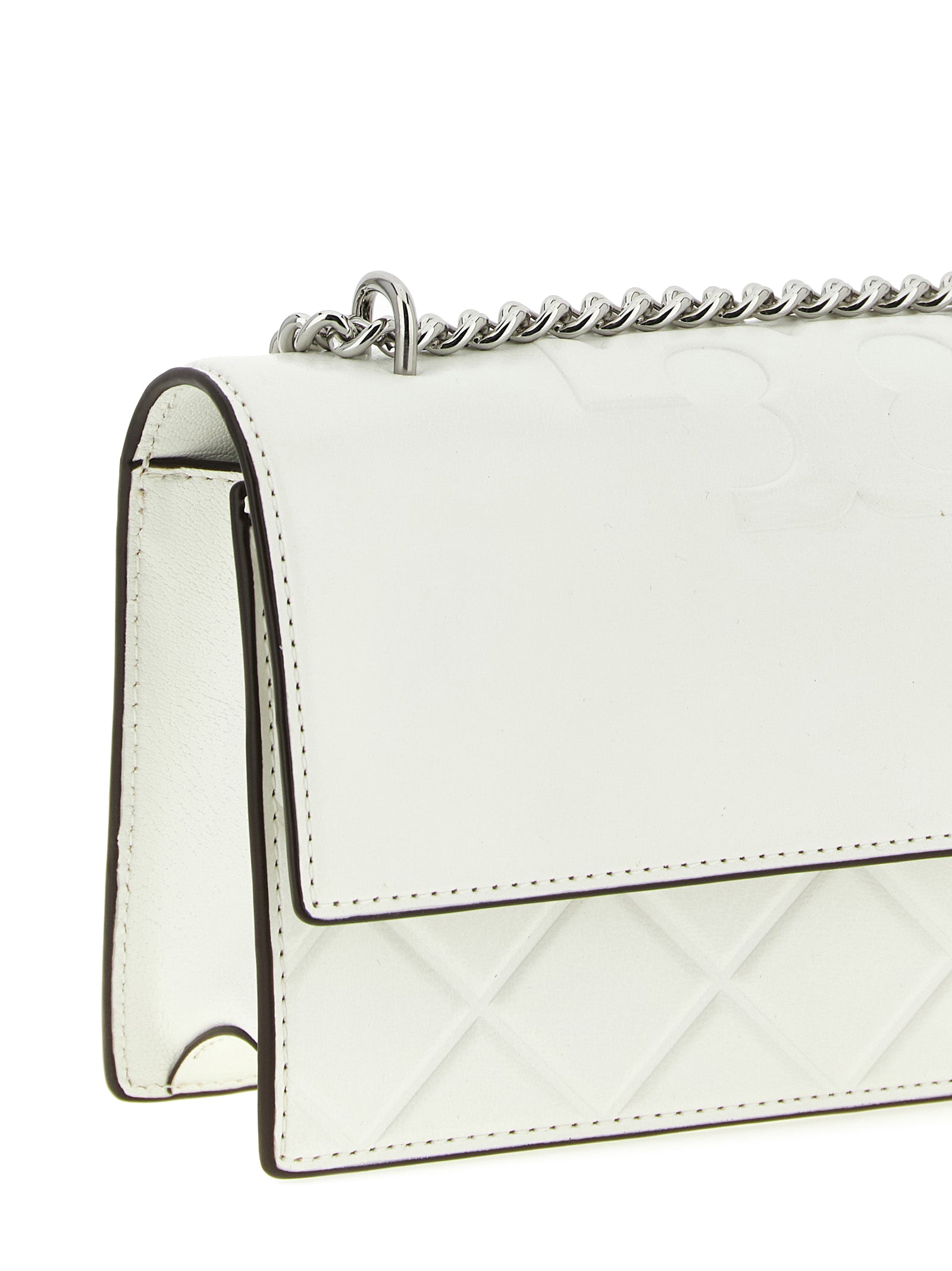 Tory Burch White Goatskin Crossbody Bag Tory Burch