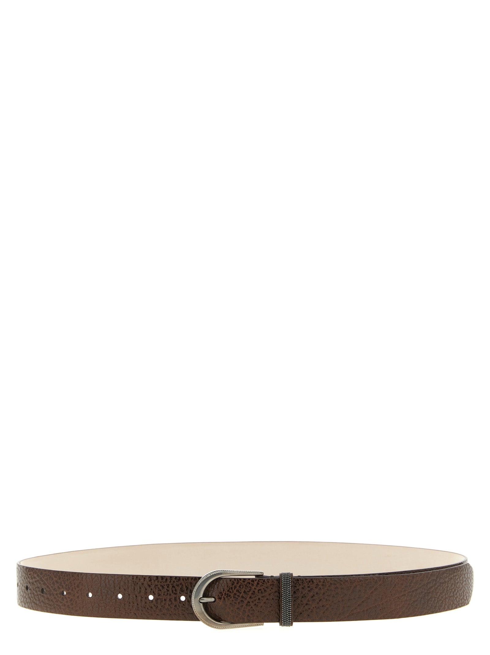Brunello Cucinelli Brown Calfskin Regular Belt Brunello Cucinelli