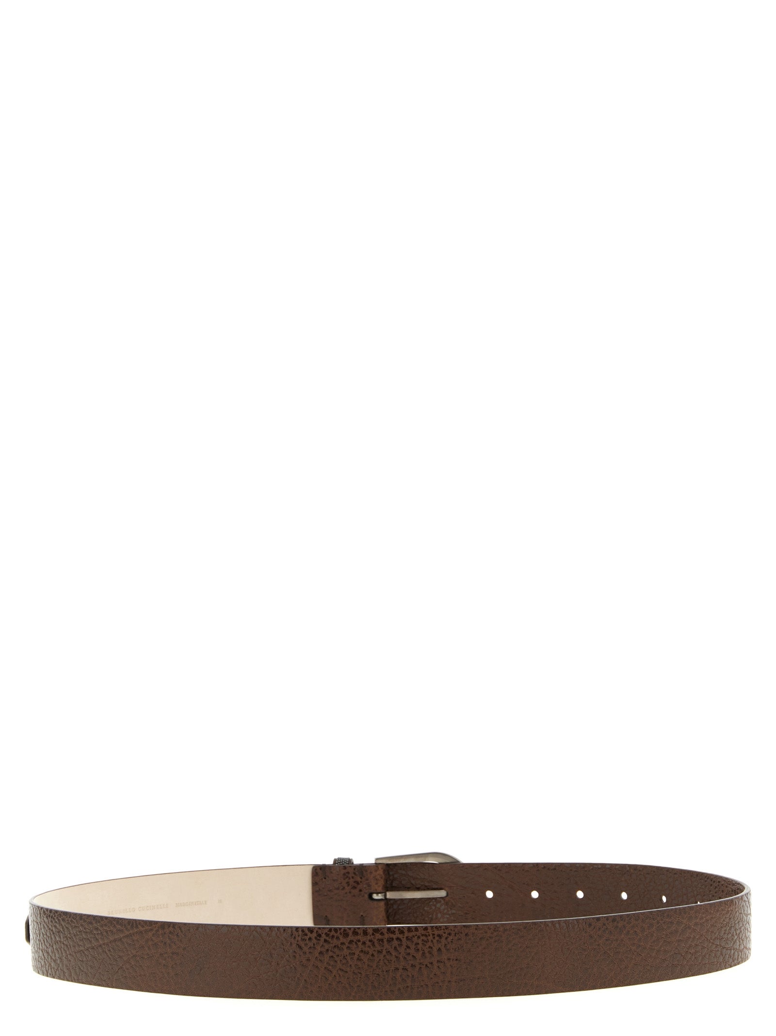 Brunello Cucinelli Brown Calfskin Regular Belt Brunello Cucinelli