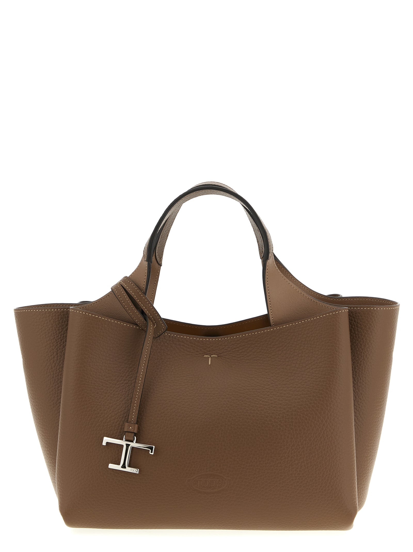 Tod's Brown Calfskin Handbag Tod's
