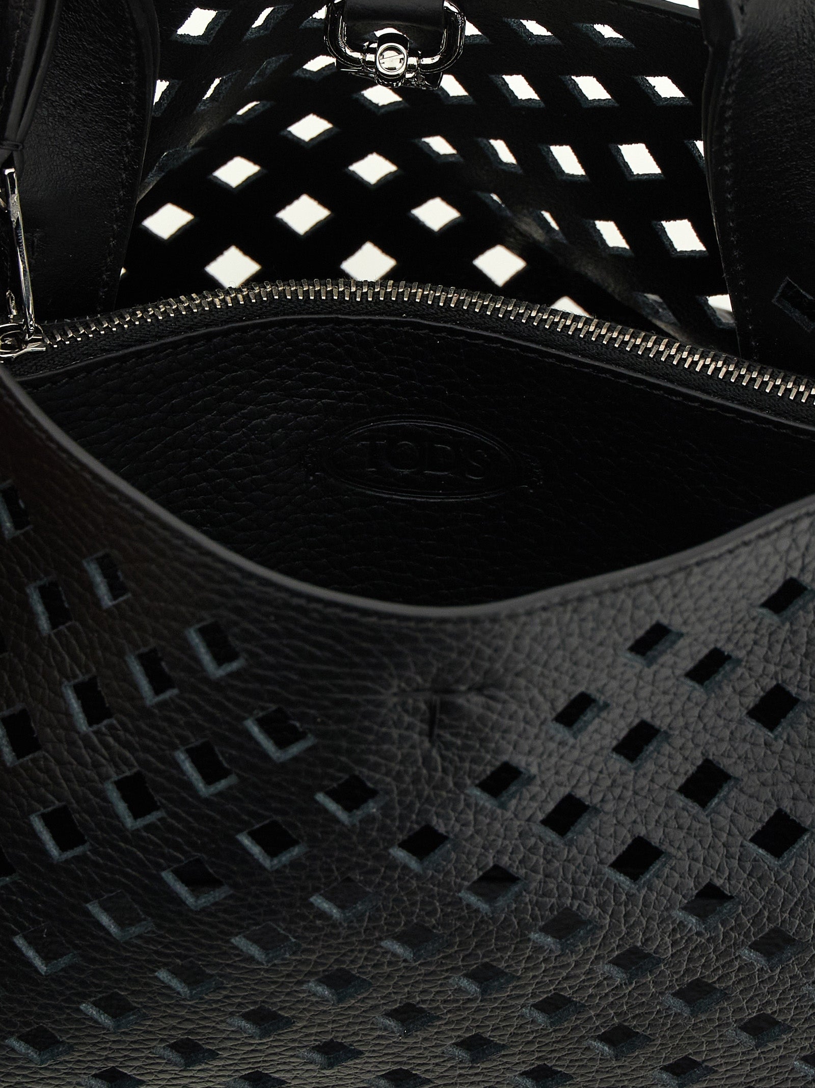 Tod's Black Calfskin Handbag Tod's