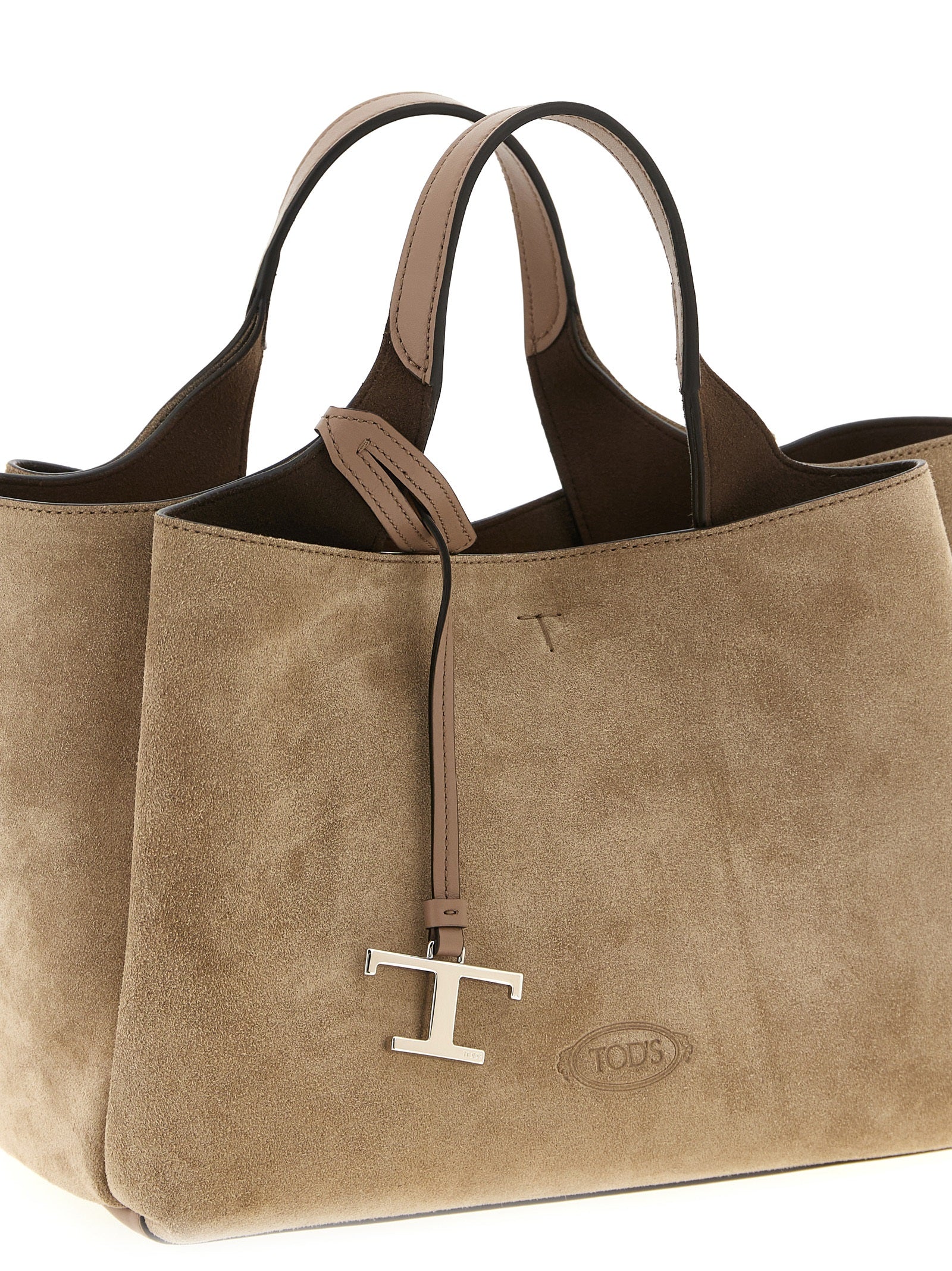 Tod's Beige Calfskin Handbag Tod's