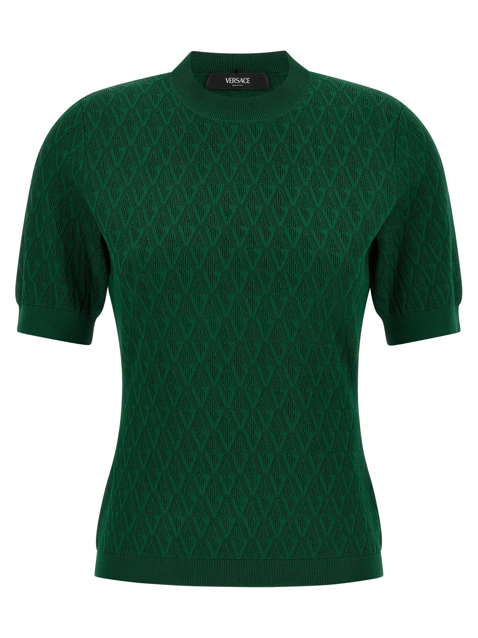 Versace Bicolor Viscose T-Shirt Versace