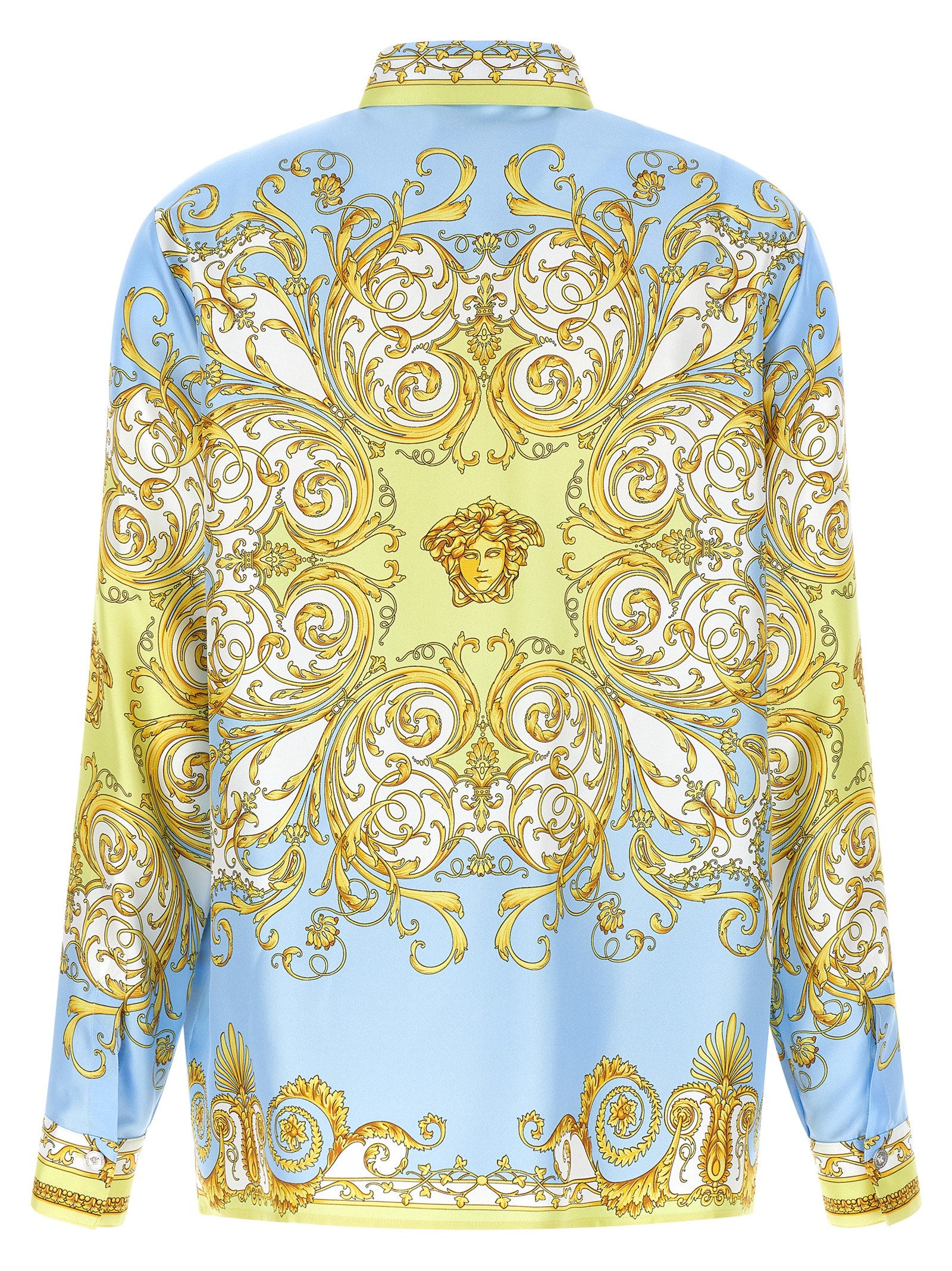 Versace Multicolor Silk Blouse Versace