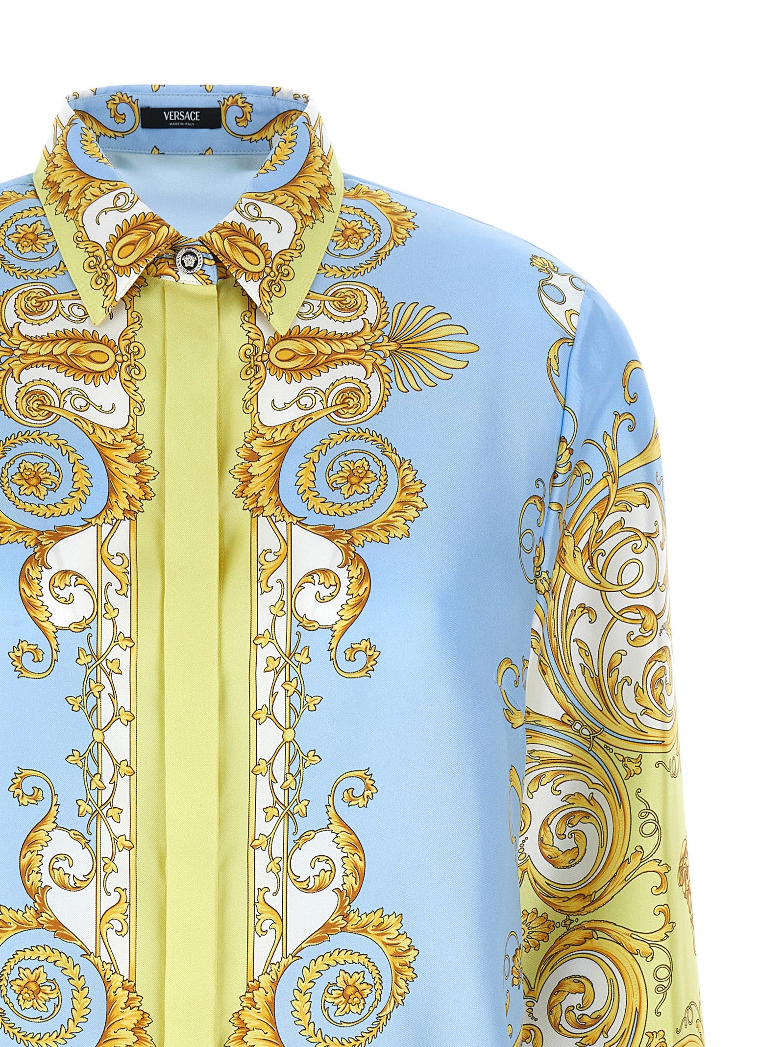 Versace Multicolor Silk Blouse Versace
