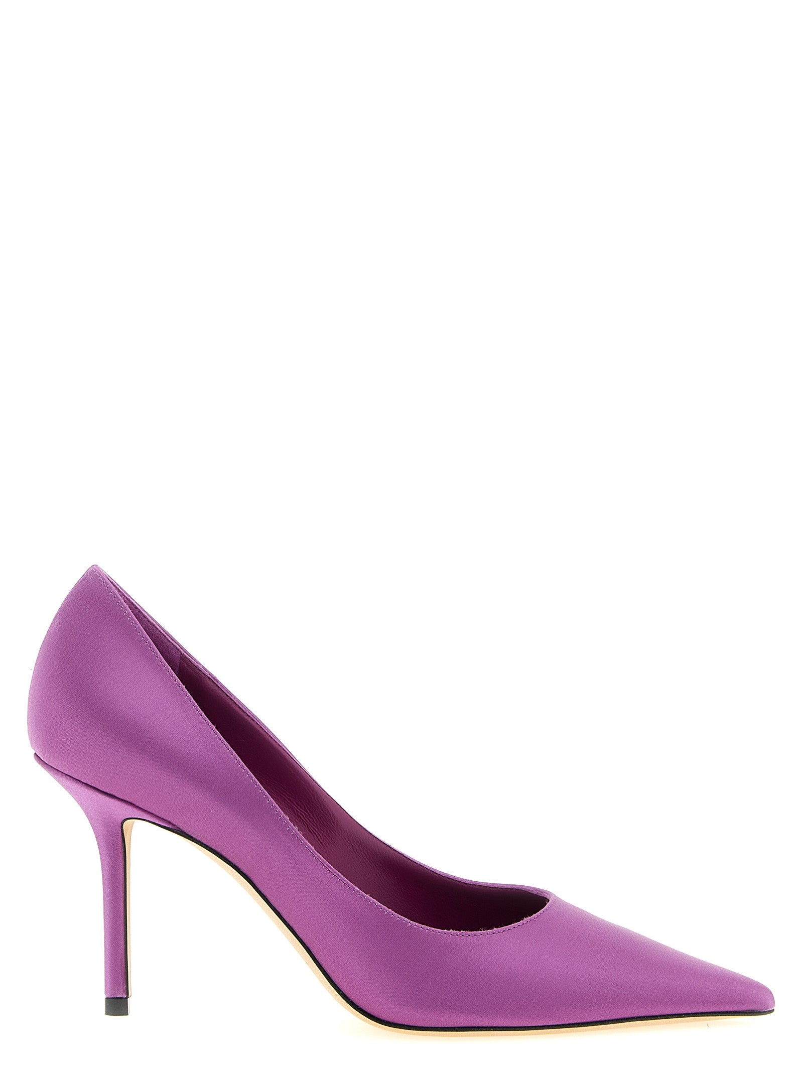 Jimmy Choo Purple Tencel High Heel Pumps Jimmy Choo