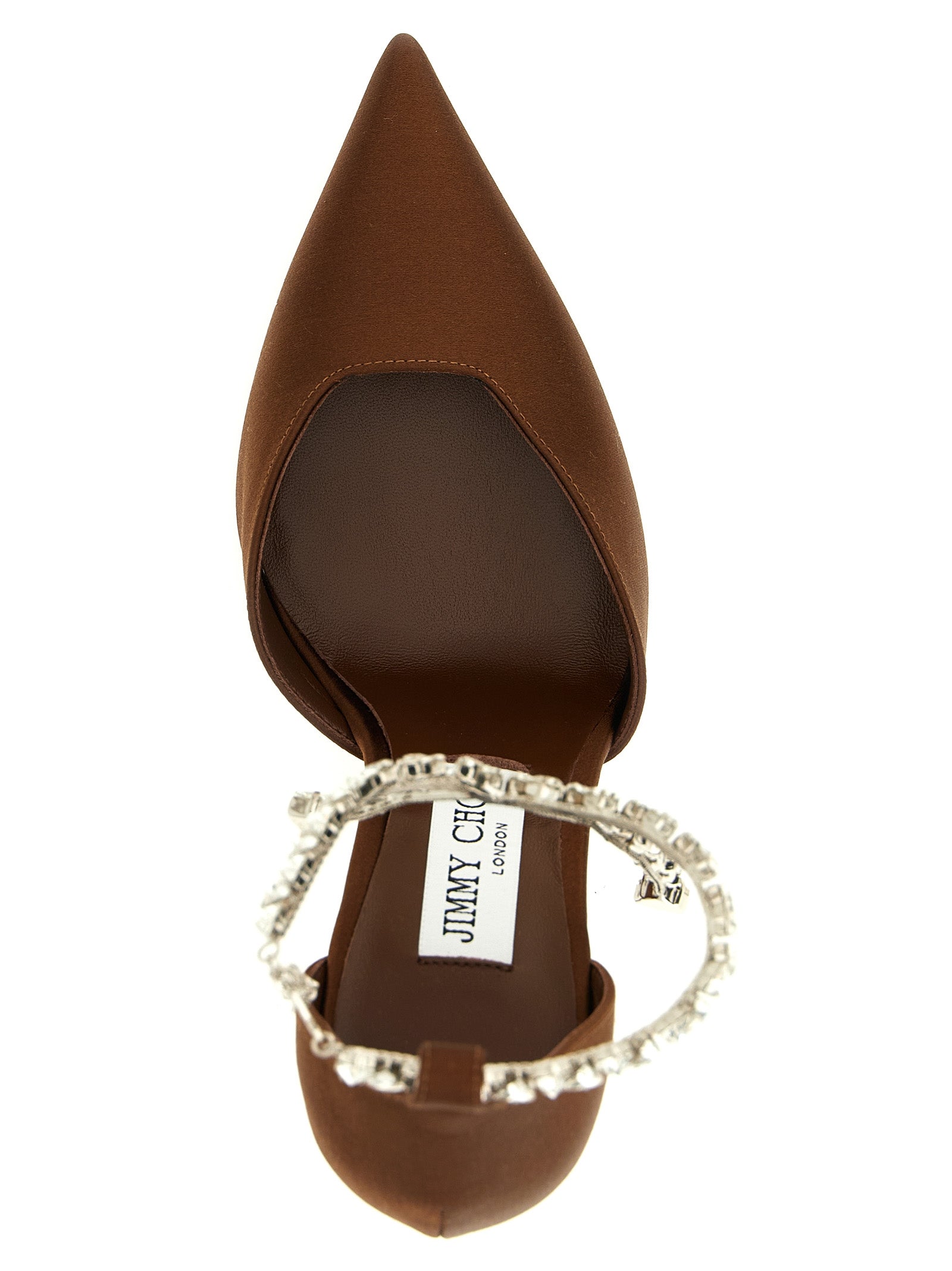 Jimmy Choo Brown Tencel High Heel Pumps Jimmy Choo