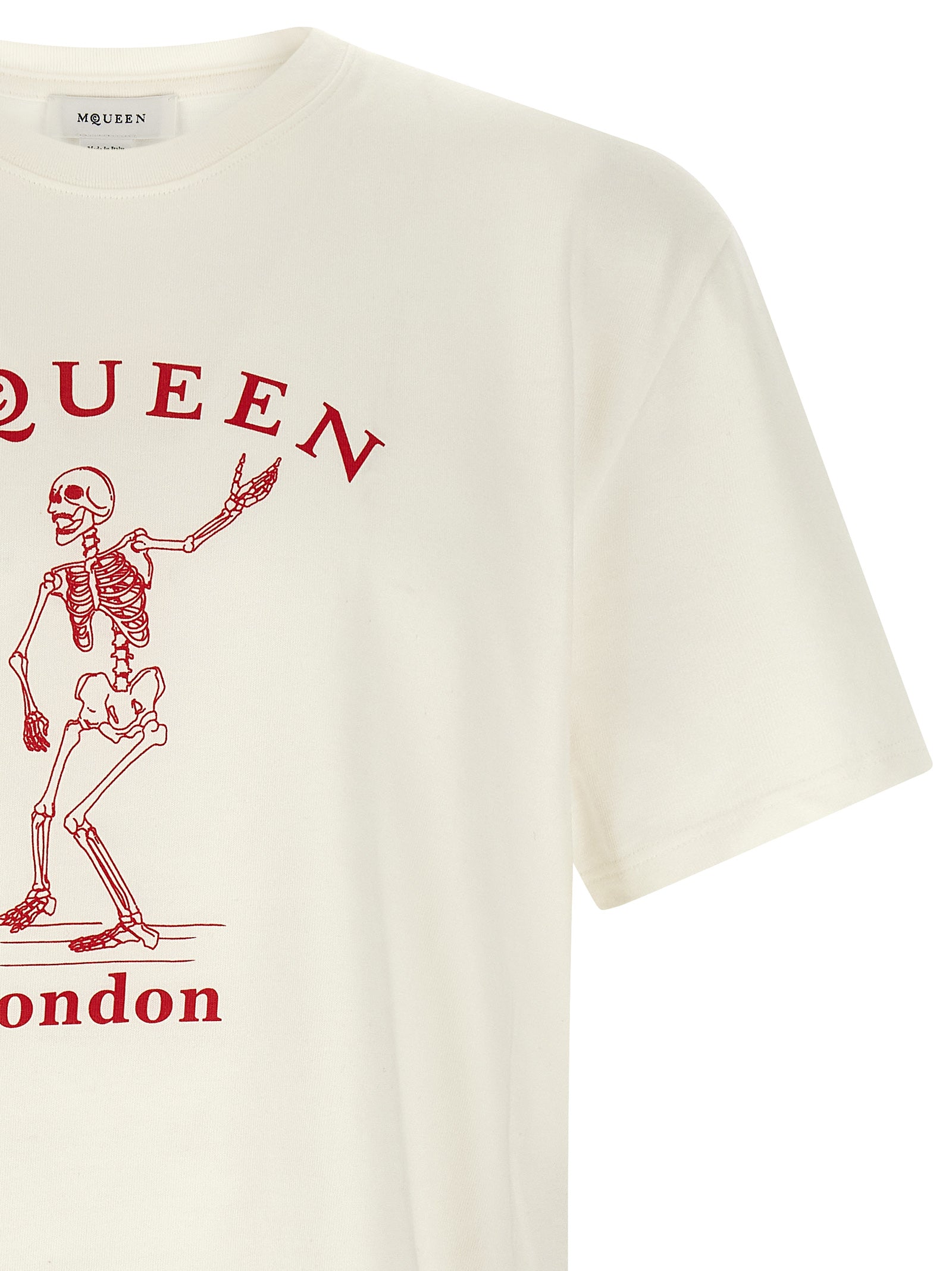 Alexander McQueen Multicolor Cotton T-Shirt Alexander McQueen