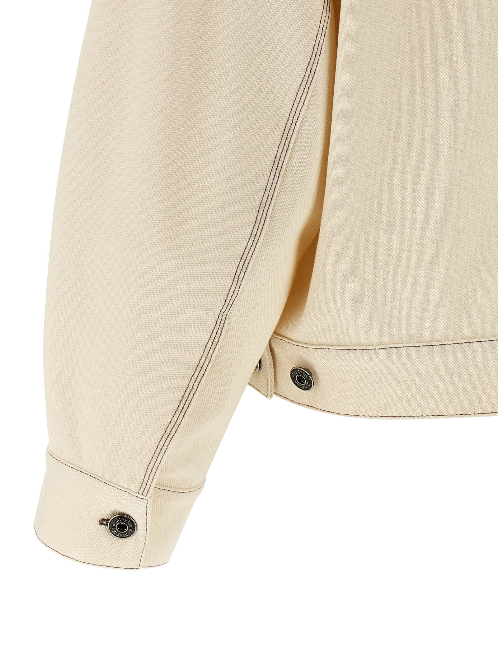 Max Mara Beige Cotton Jacket Max Mara