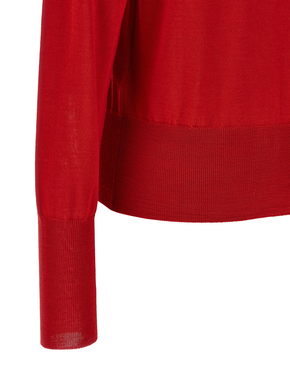 Vivienne Westwood Red Wool Cardigan