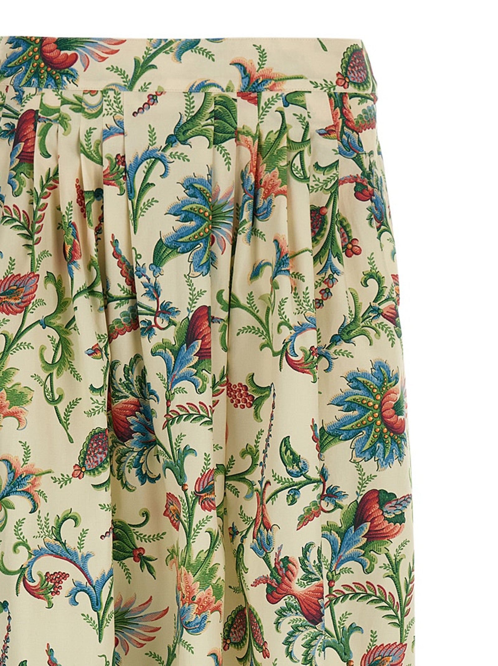 Etro Multicolor Cotton Mini Skirt Etro