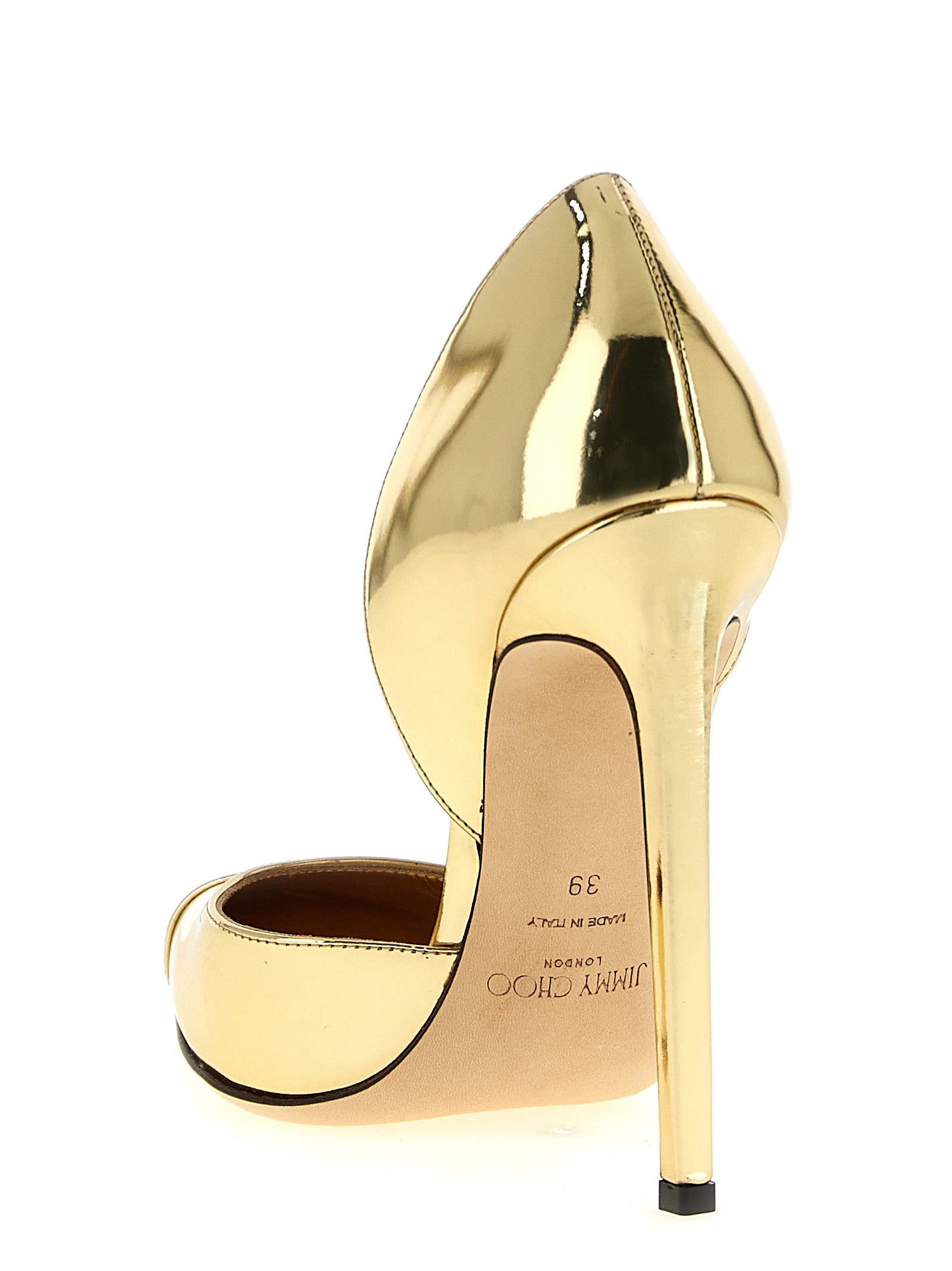 Jimmy Choo Gold Leather High Heel Pumps Jimmy Choo