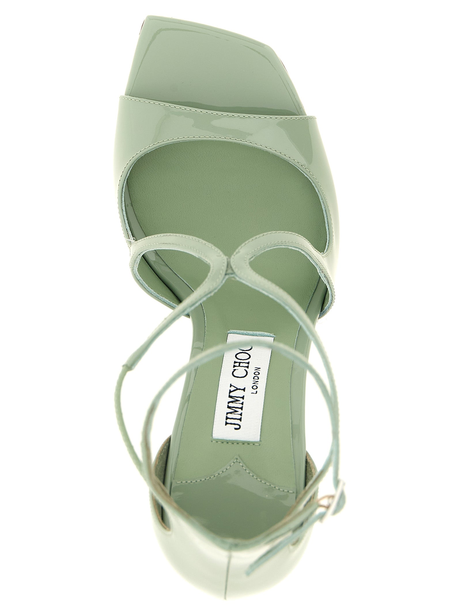 Jimmy Choo Bicolor Leather Stiletto Heel Sandals Jimmy Choo