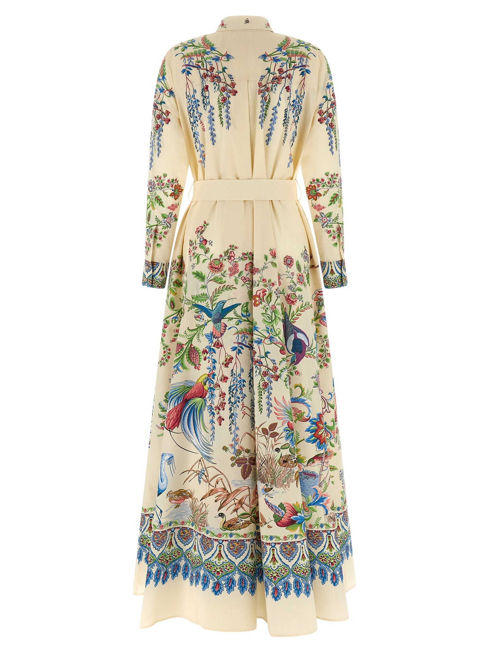 Etro Multicolor Cotton Long Dress Etro