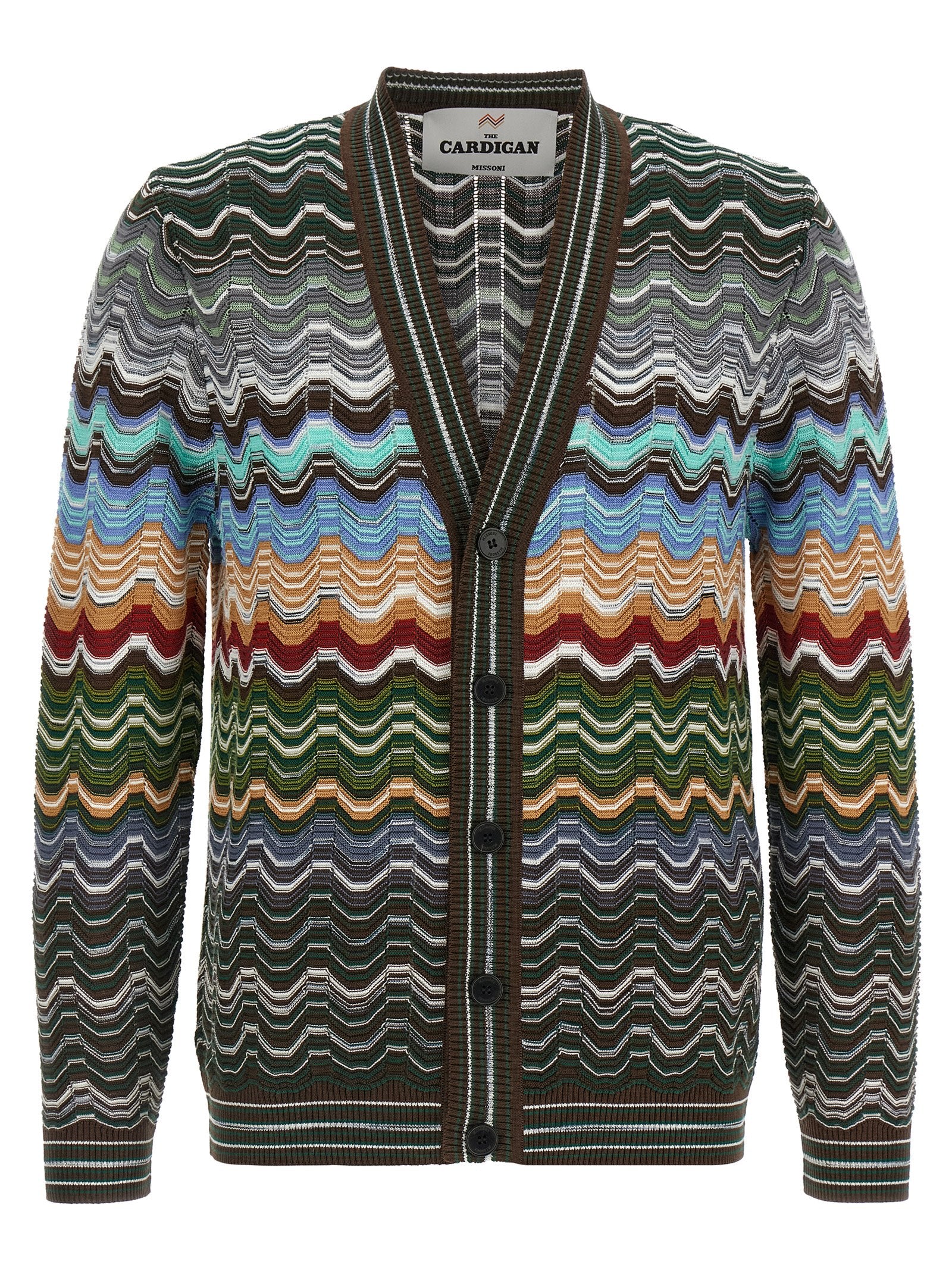 Missoni Multicolor Cotton Cardigan Missoni