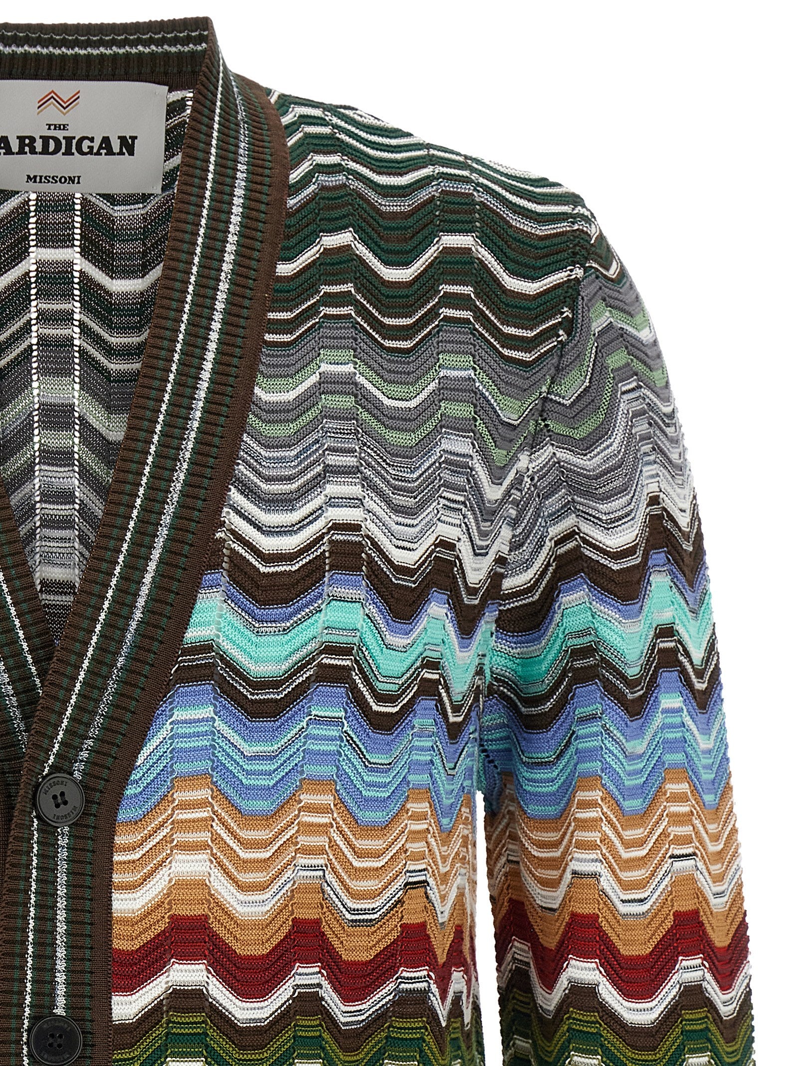 Missoni Multicolor Cotton Cardigan Missoni