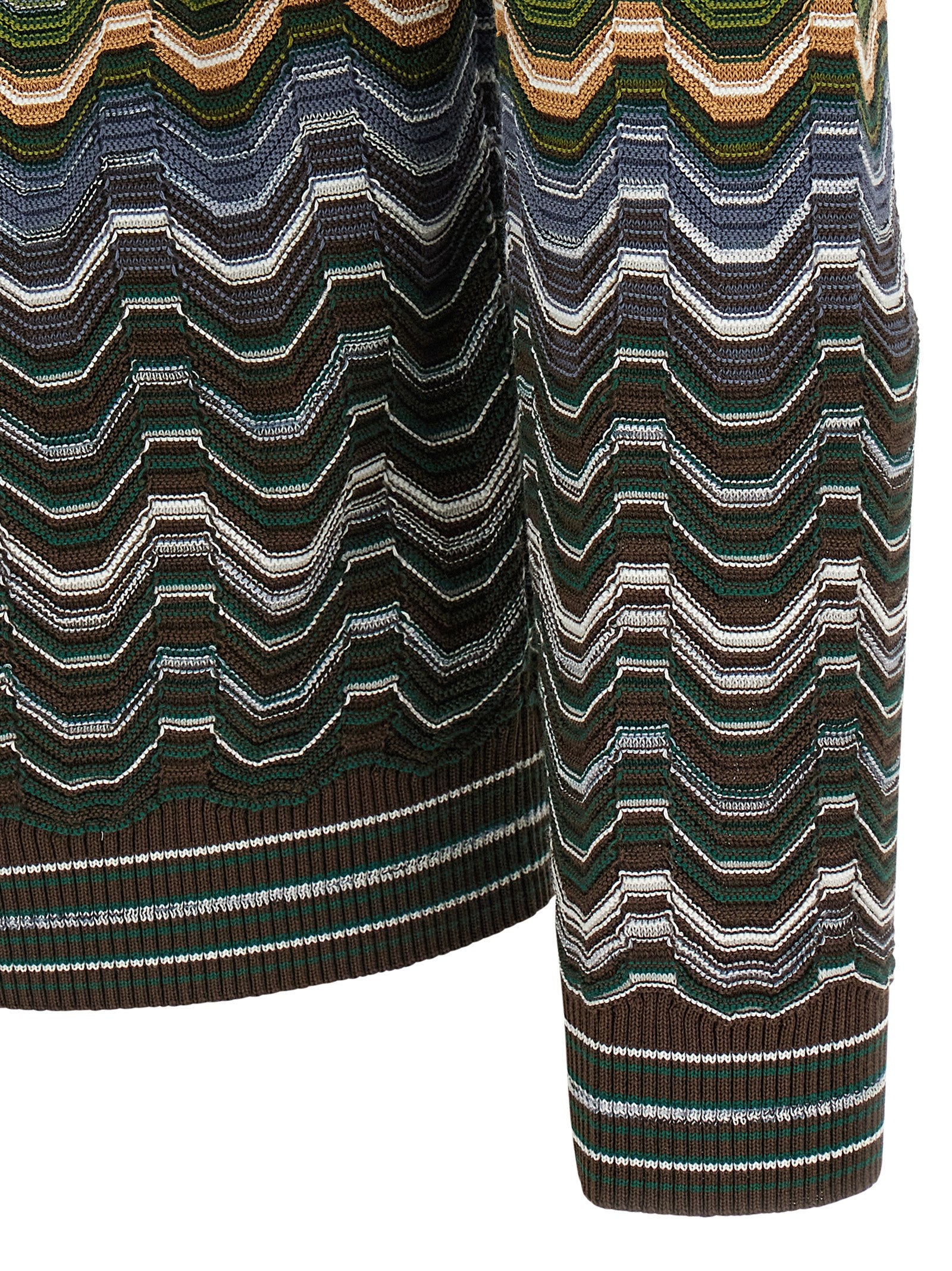 Missoni Multicolor Cotton Cardigan Missoni