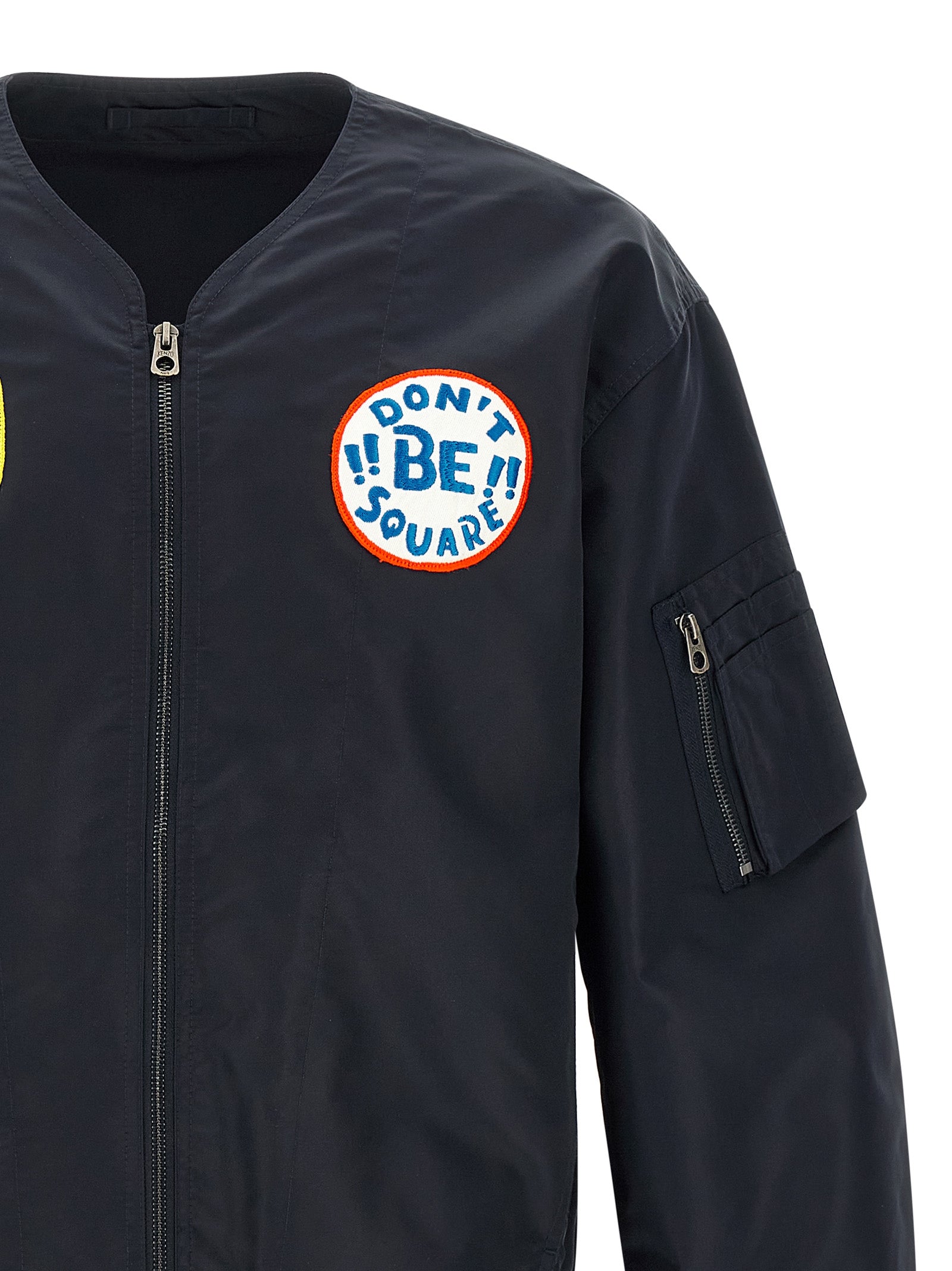 Kenzo Blue Nylon Bomber Kenzo