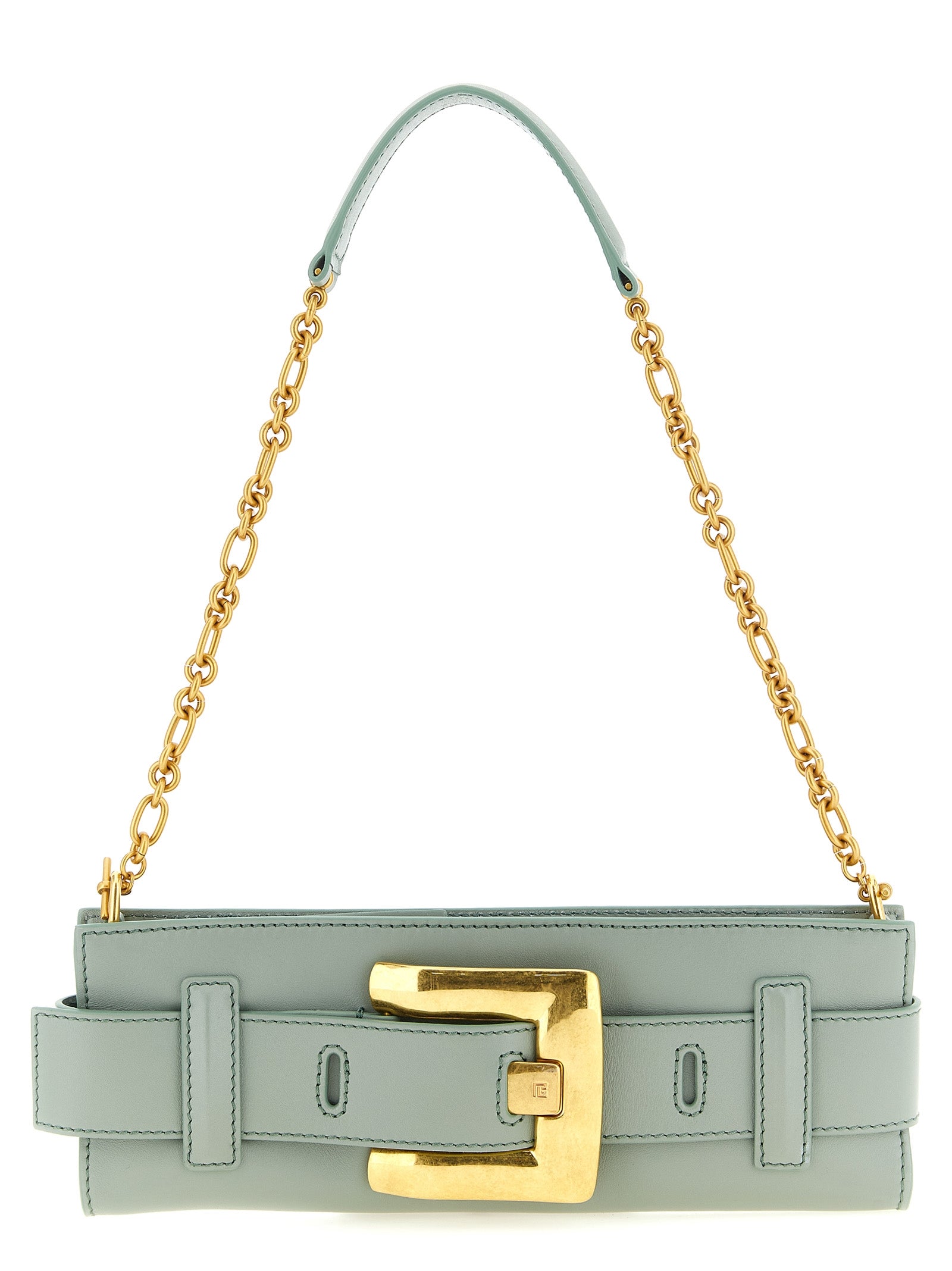Balmain Bicolor Calfskin Clutch Bag Balmain
