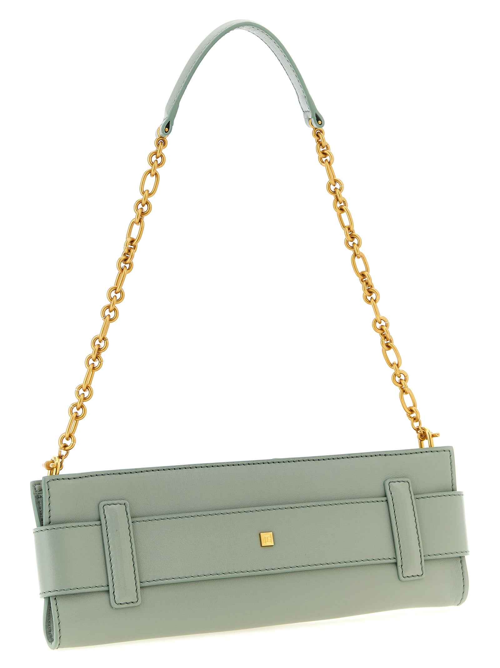Balmain Bicolor Calfskin Clutch Bag Balmain