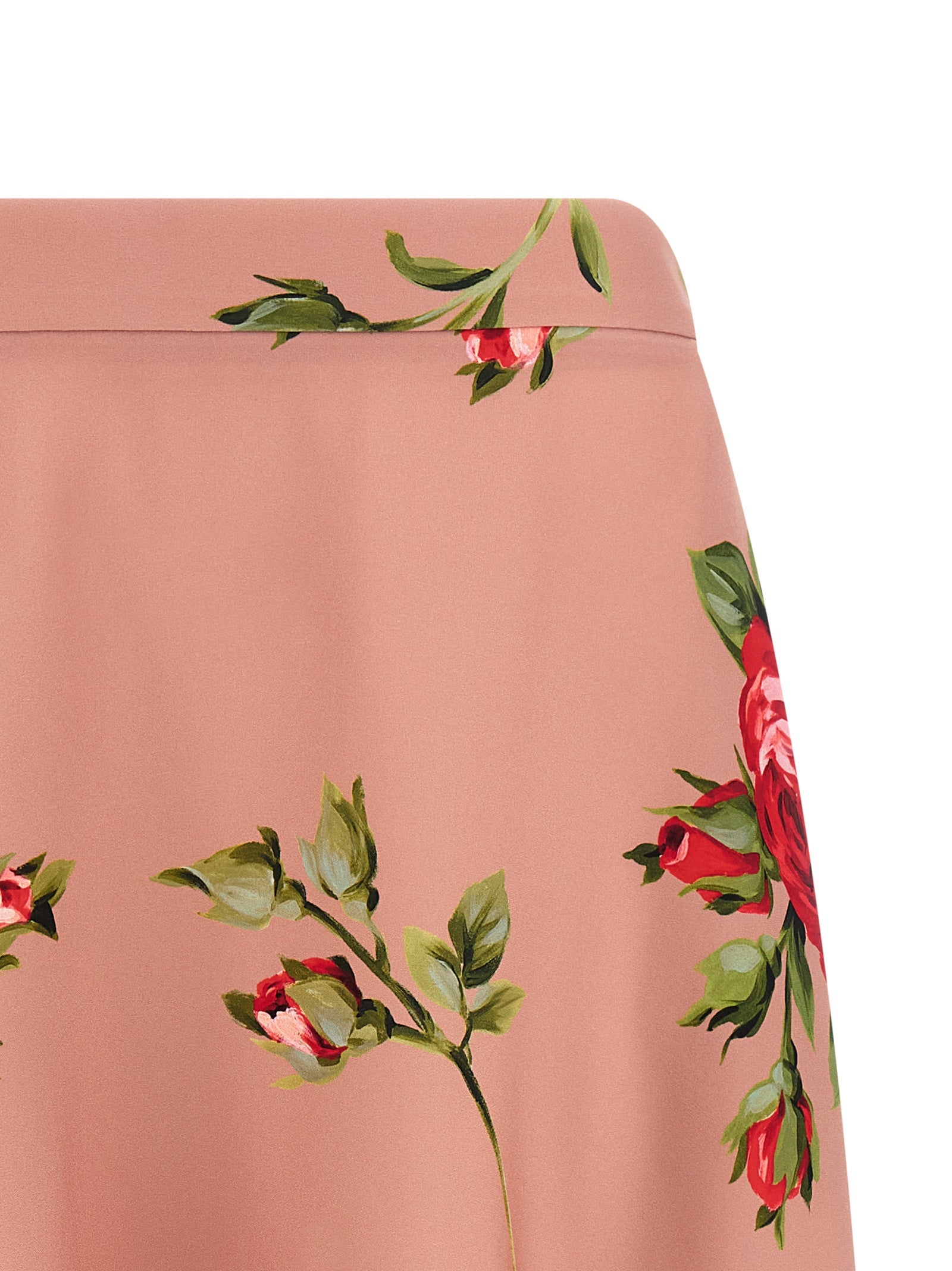 Dolce & Gabbana Multicolor Silk Midi Skirt Dolce & Gabbana