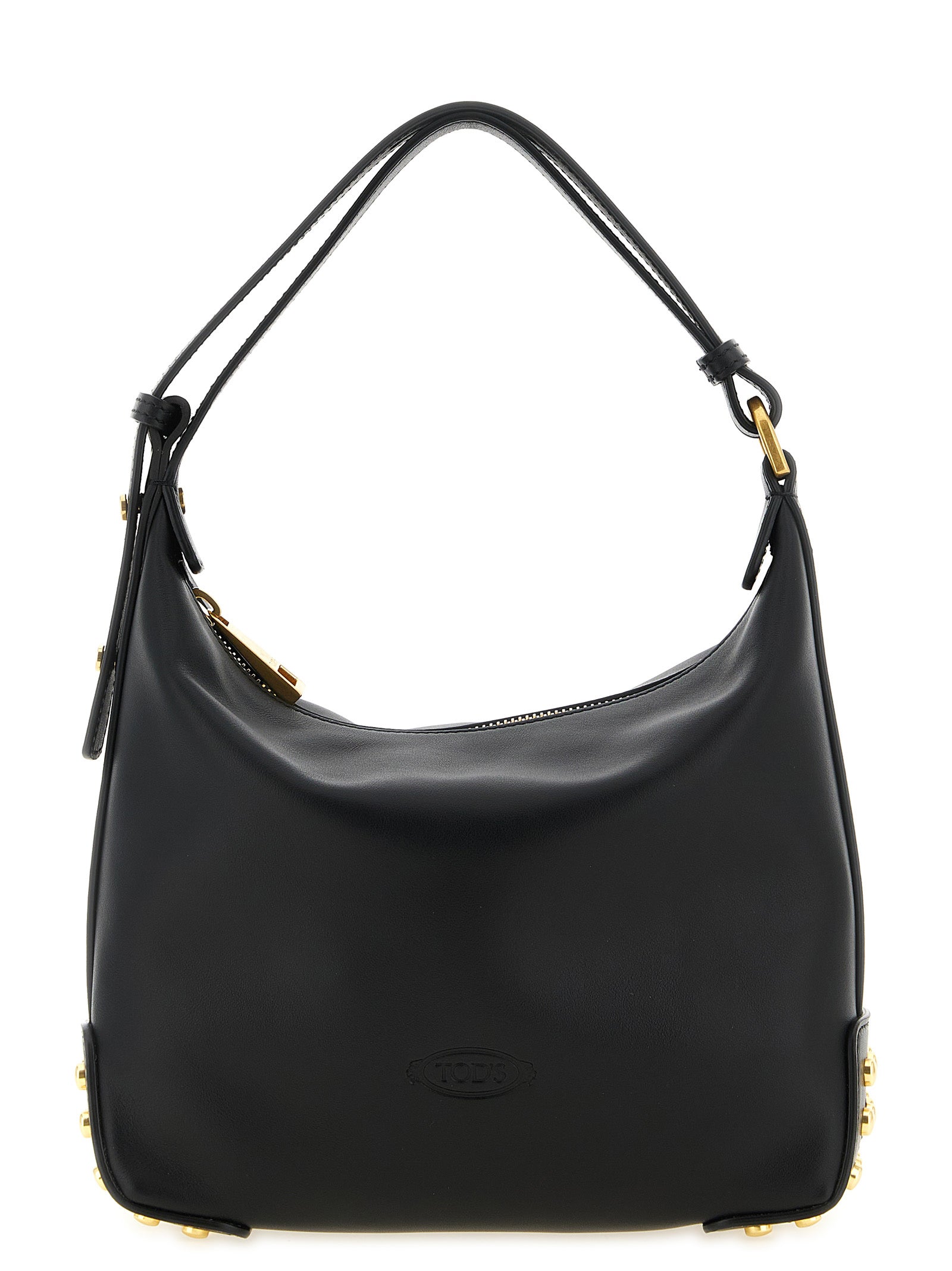 Tod's Black Calfskin Shoulder Bag Tod's