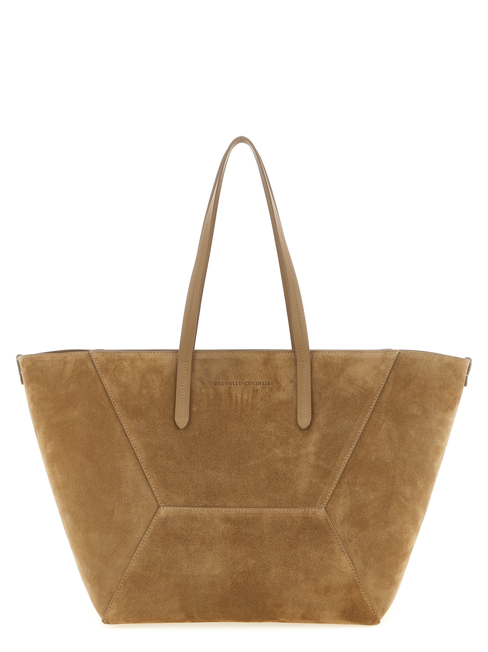 Brunello Cucinelli Brown Calfskin Shoulder Bag Brunello Cucinelli