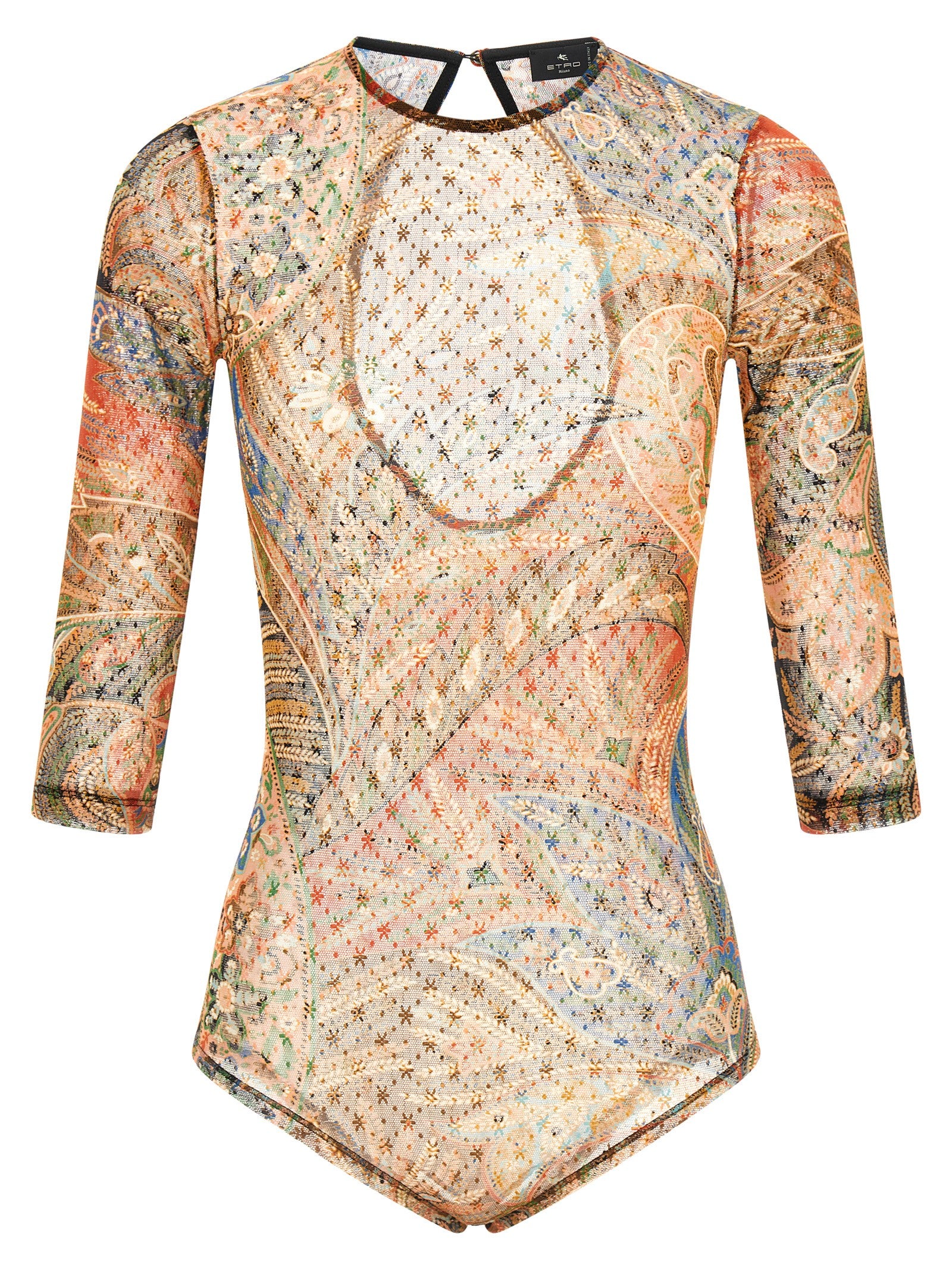 Etro Multicolor Polyamide Bodysuit Etro