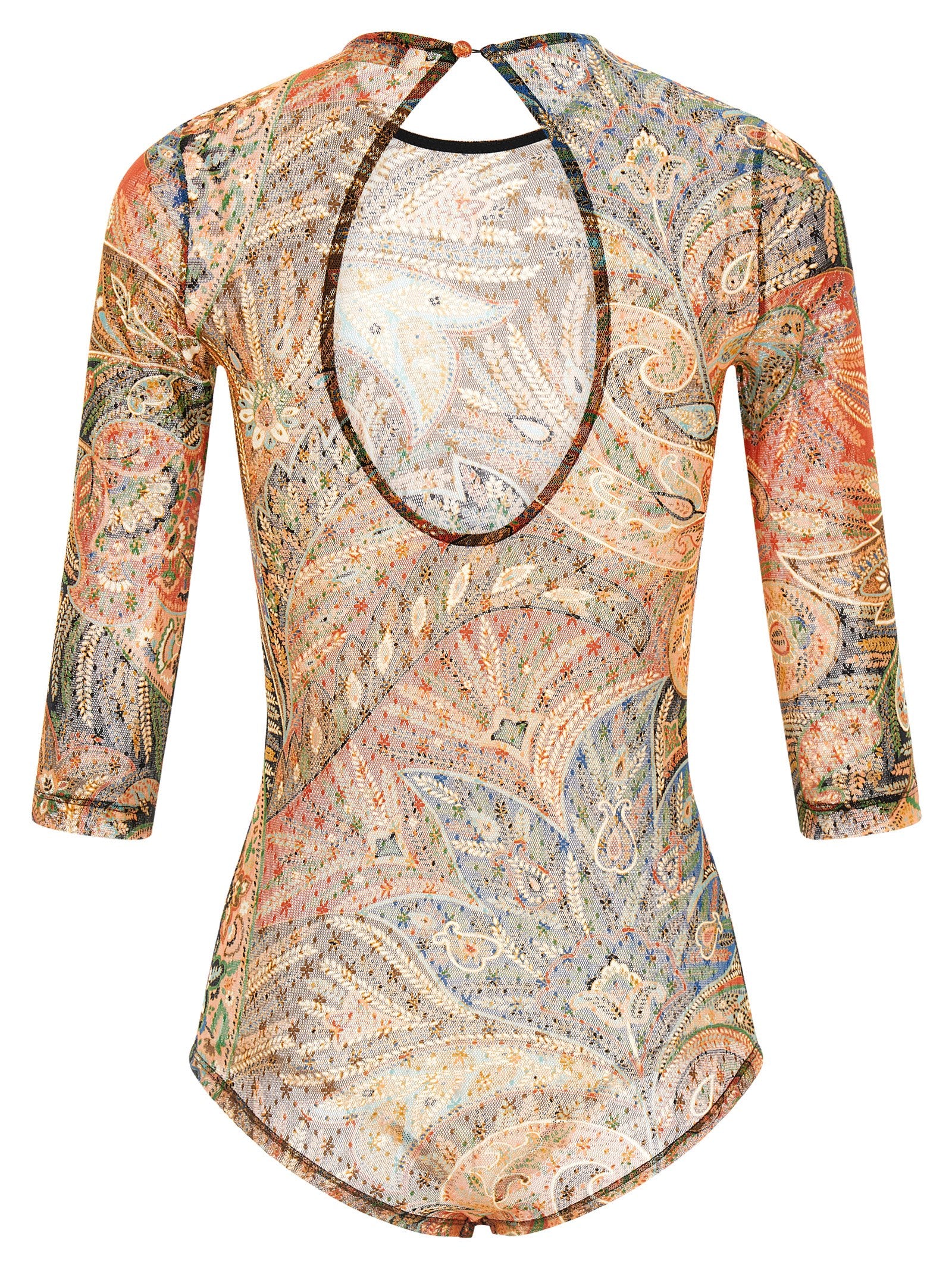 Etro Multicolor Polyamide Bodysuit Etro