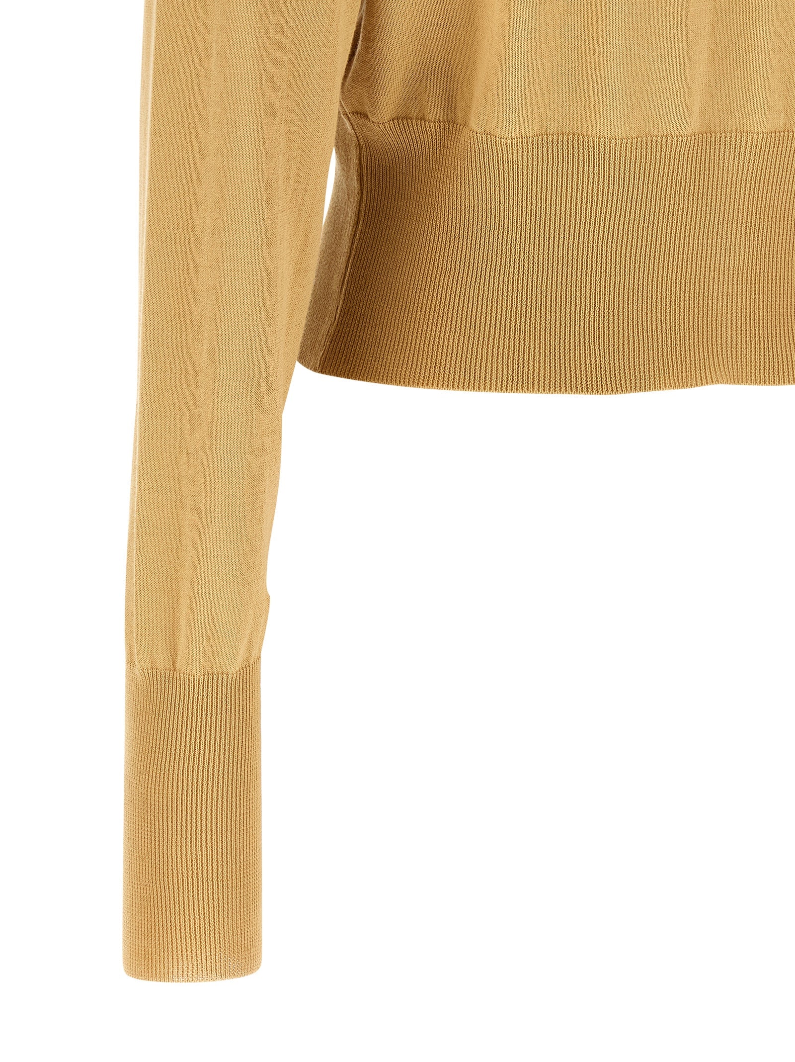 Vivienne Westwood Beige Cotton Cardigan Vivienne Westwood