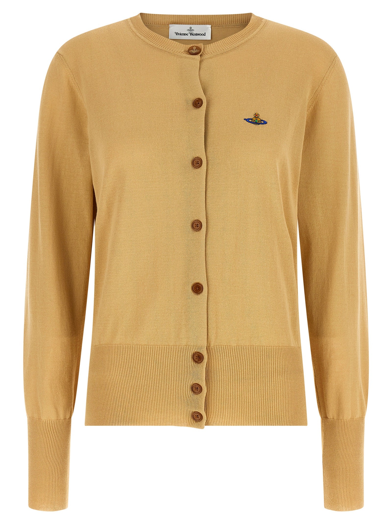 Vivienne Westwood Beige Cotton Cardigan Vivienne Westwood