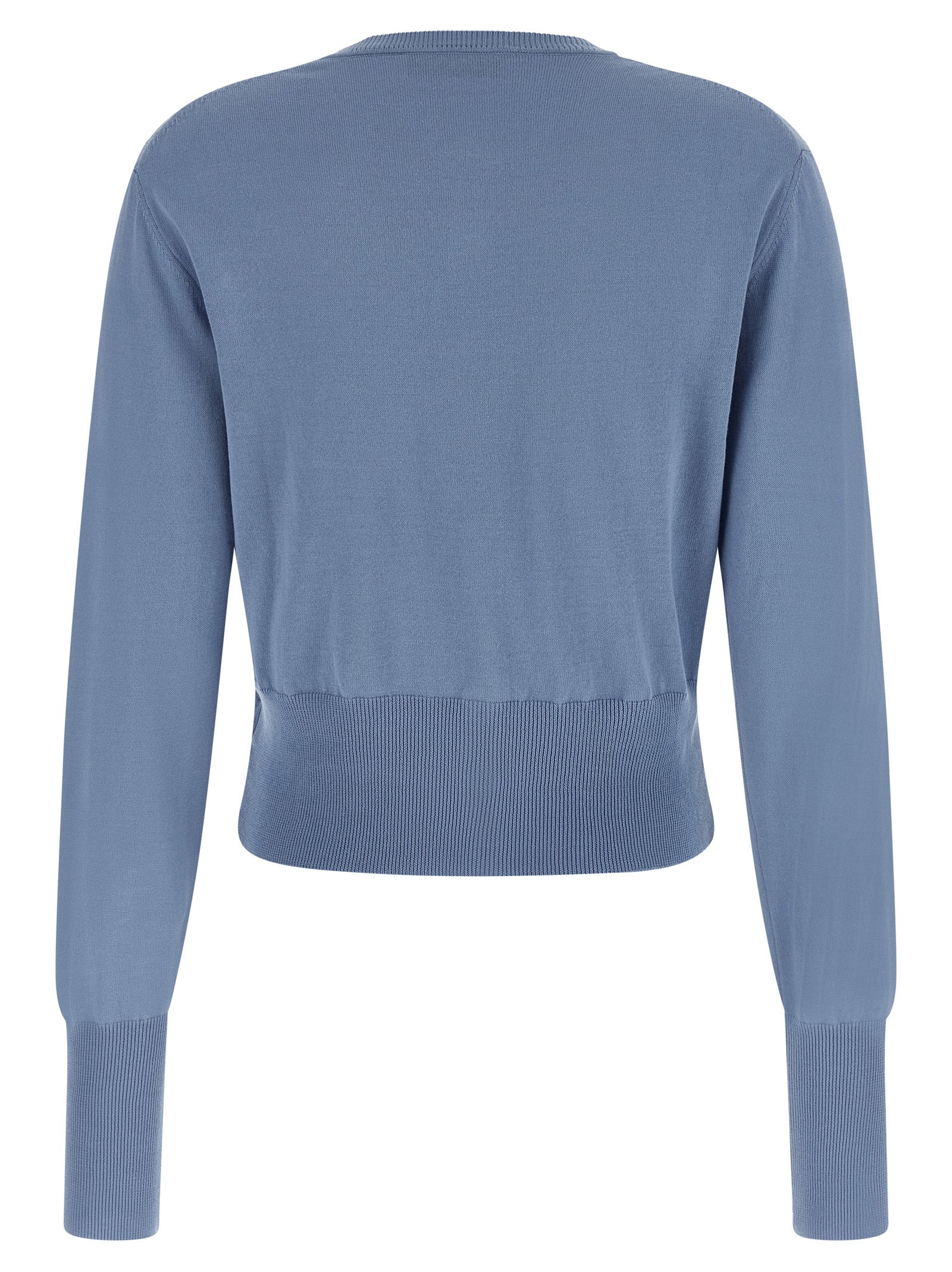 Vivienne Westwood Blue Cotton Cardigan Vivienne Westwood