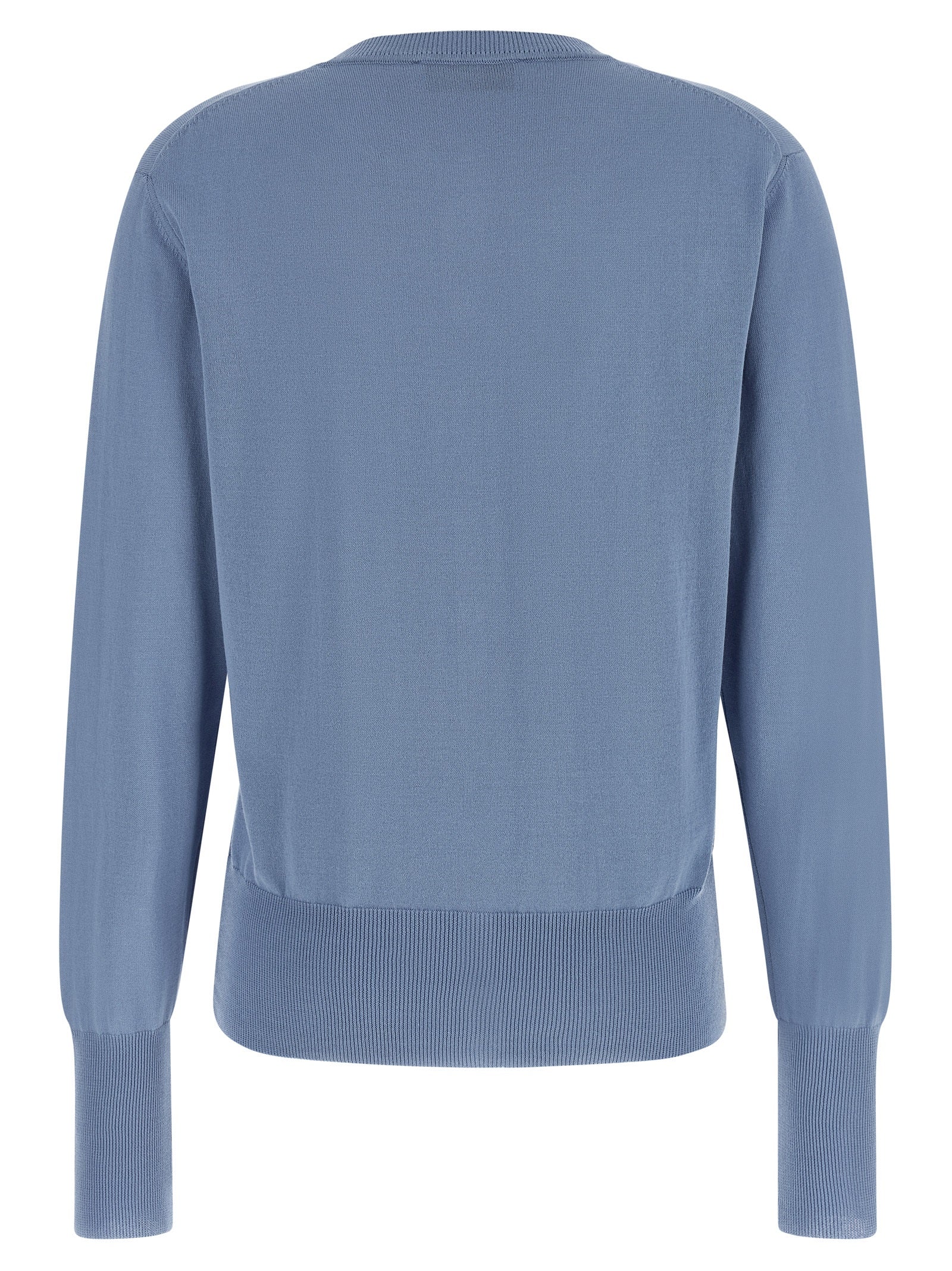 Vivienne Westwood Blue Cotton Cardigan Vivienne Westwood