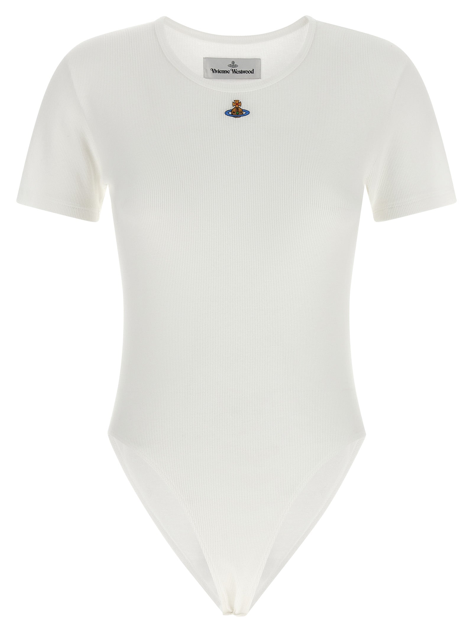 Vivienne Westwood White Cotton Bodysuit Vivienne Westwood