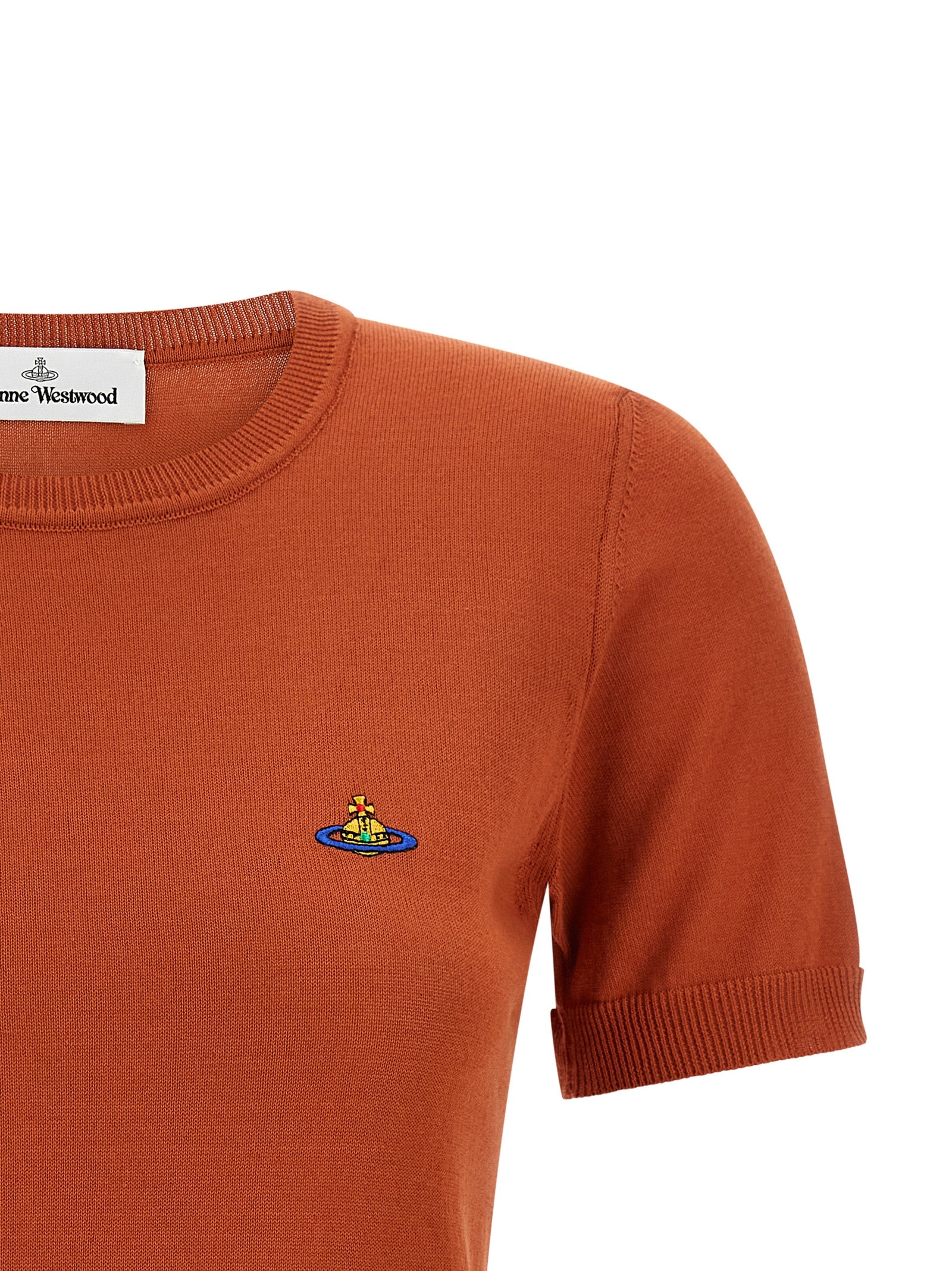 Vivienne Westwood Orange Cotton T-Shirt Vivienne Westwood